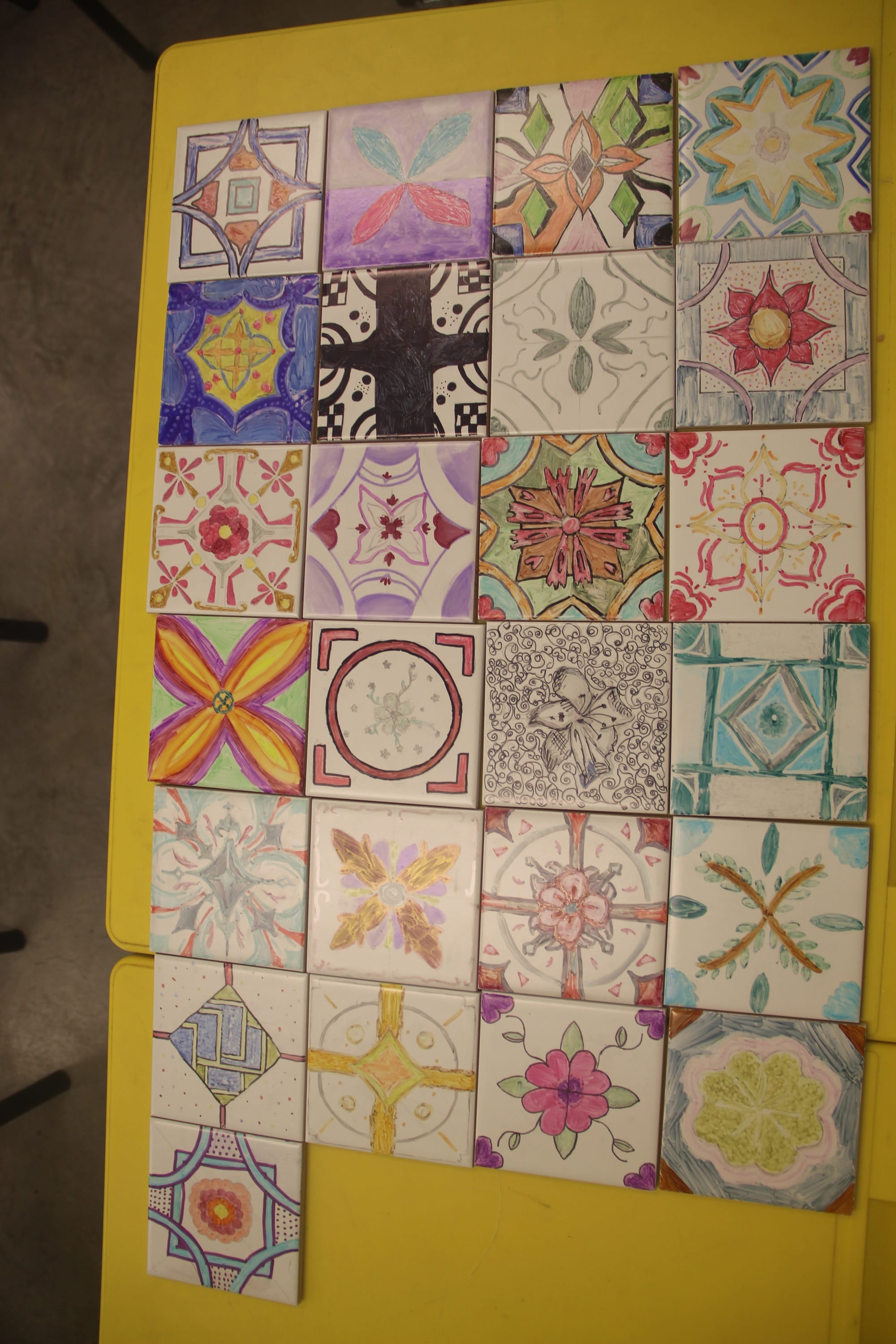 More mural work by students