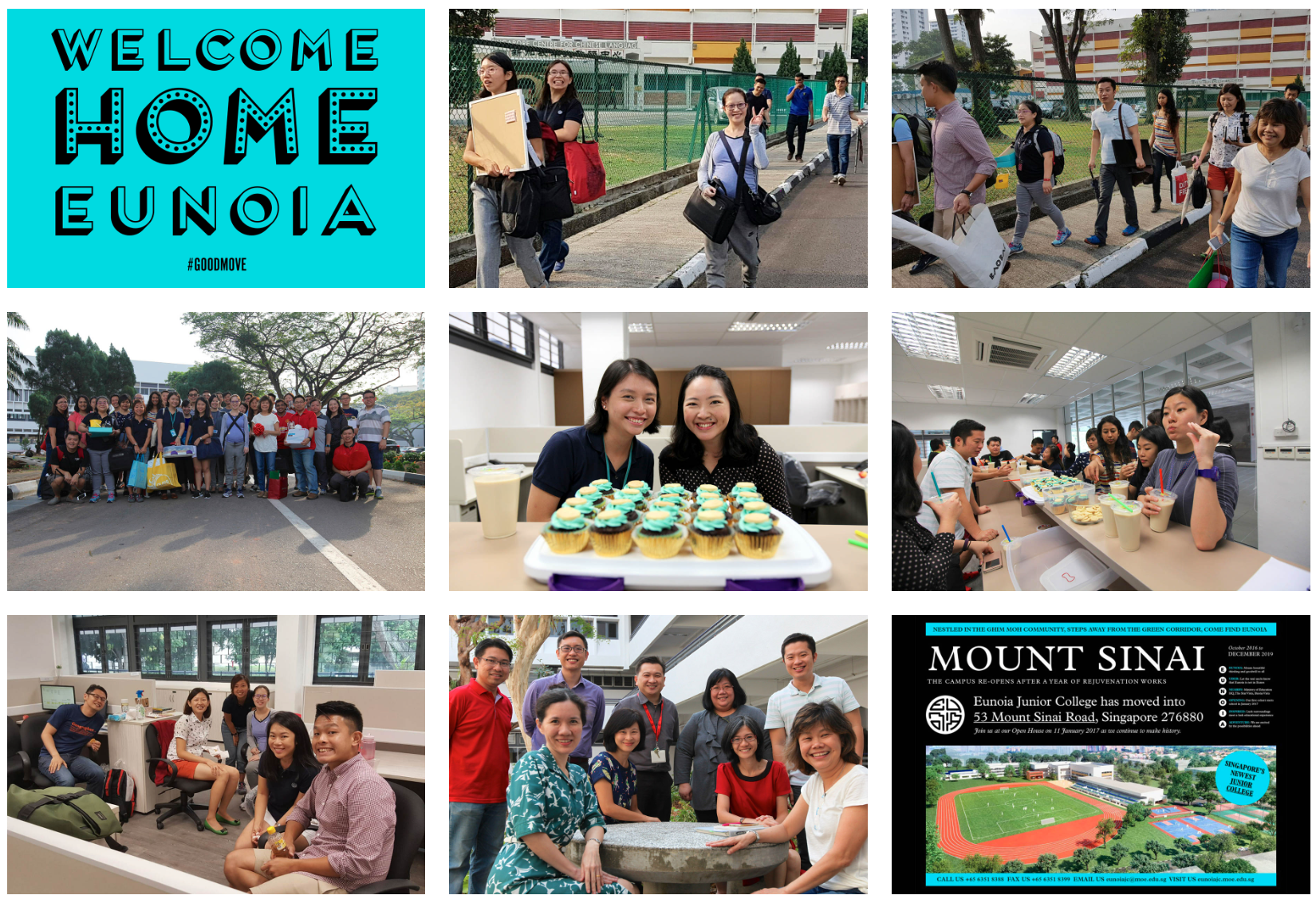 Pictures of teachers in Eunoia JC