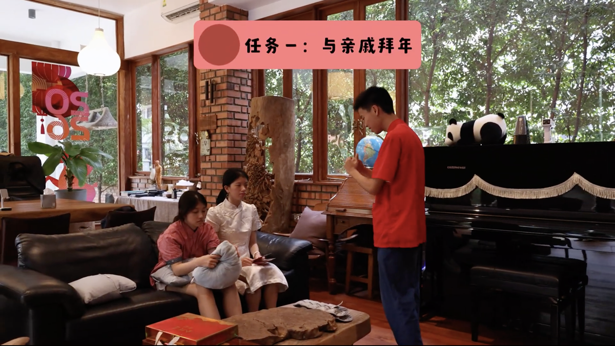 学生团队进行短片拍摄与制作过程。