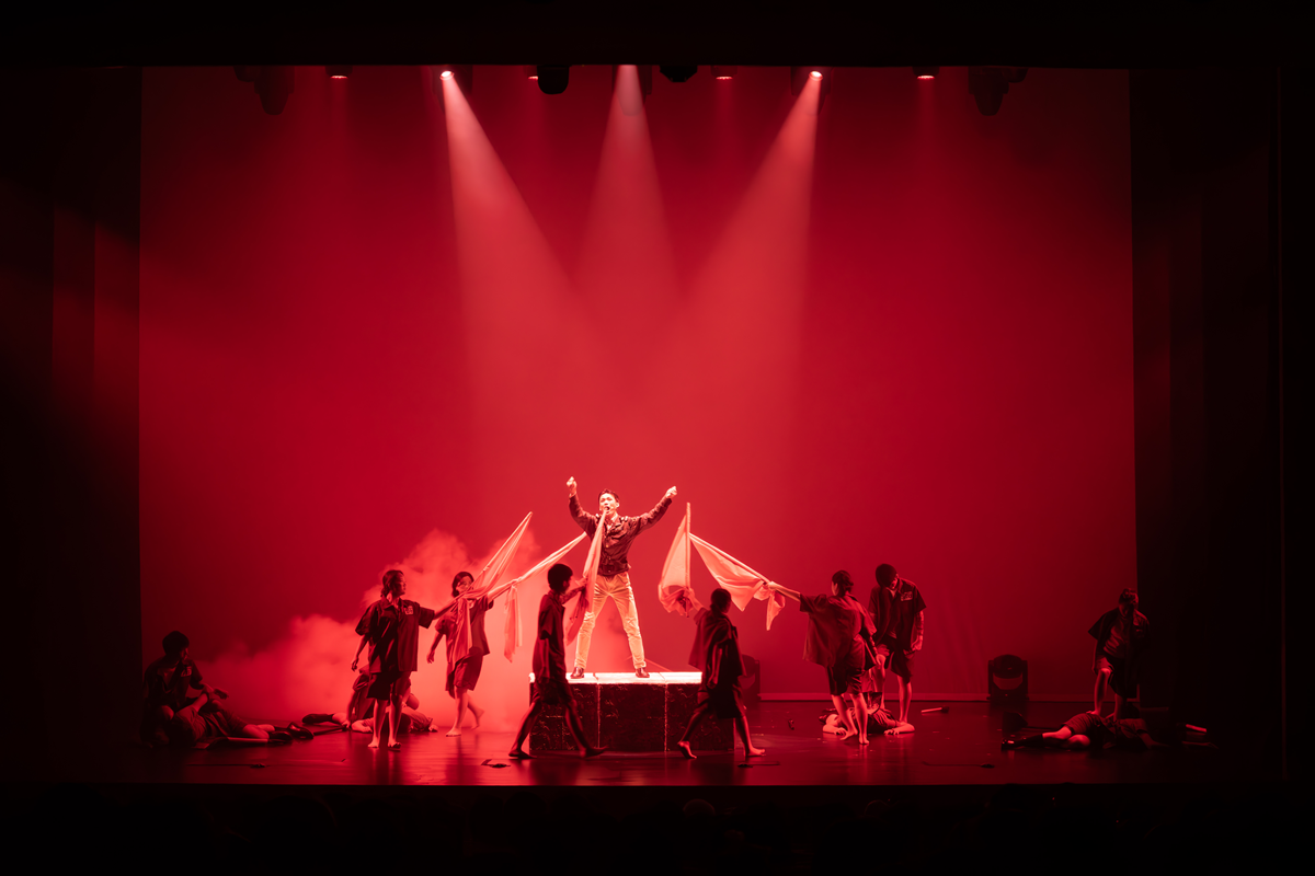 One of the scene from the night of performance.