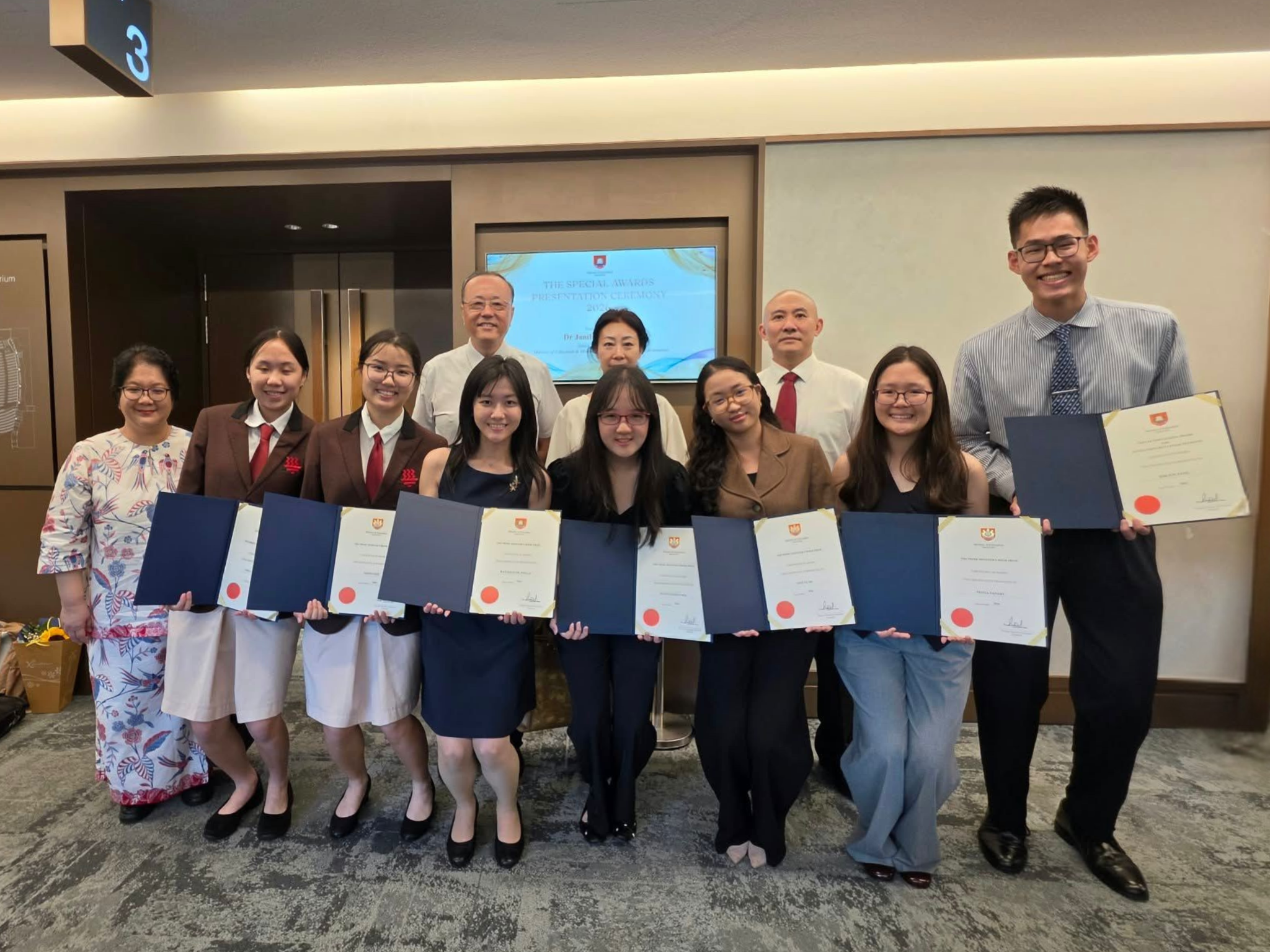 Group photo of Award Recipients from Bicultural Studies Programme (BSP)