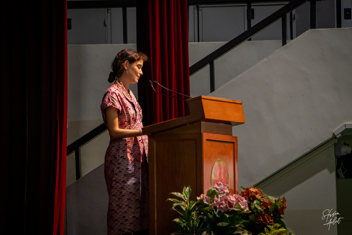 Ms Claire Soon, the 34th Students’ Council President, as our Guest -of-Honour