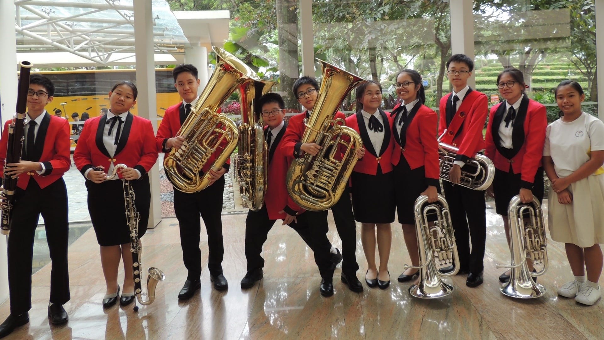 Group photo of the Tuba members