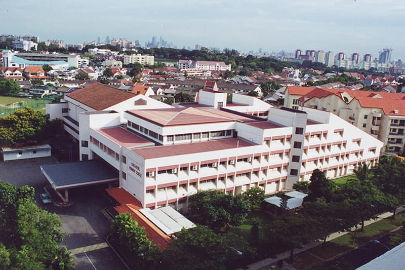Yangzheng Primary’s school building in 1988.
