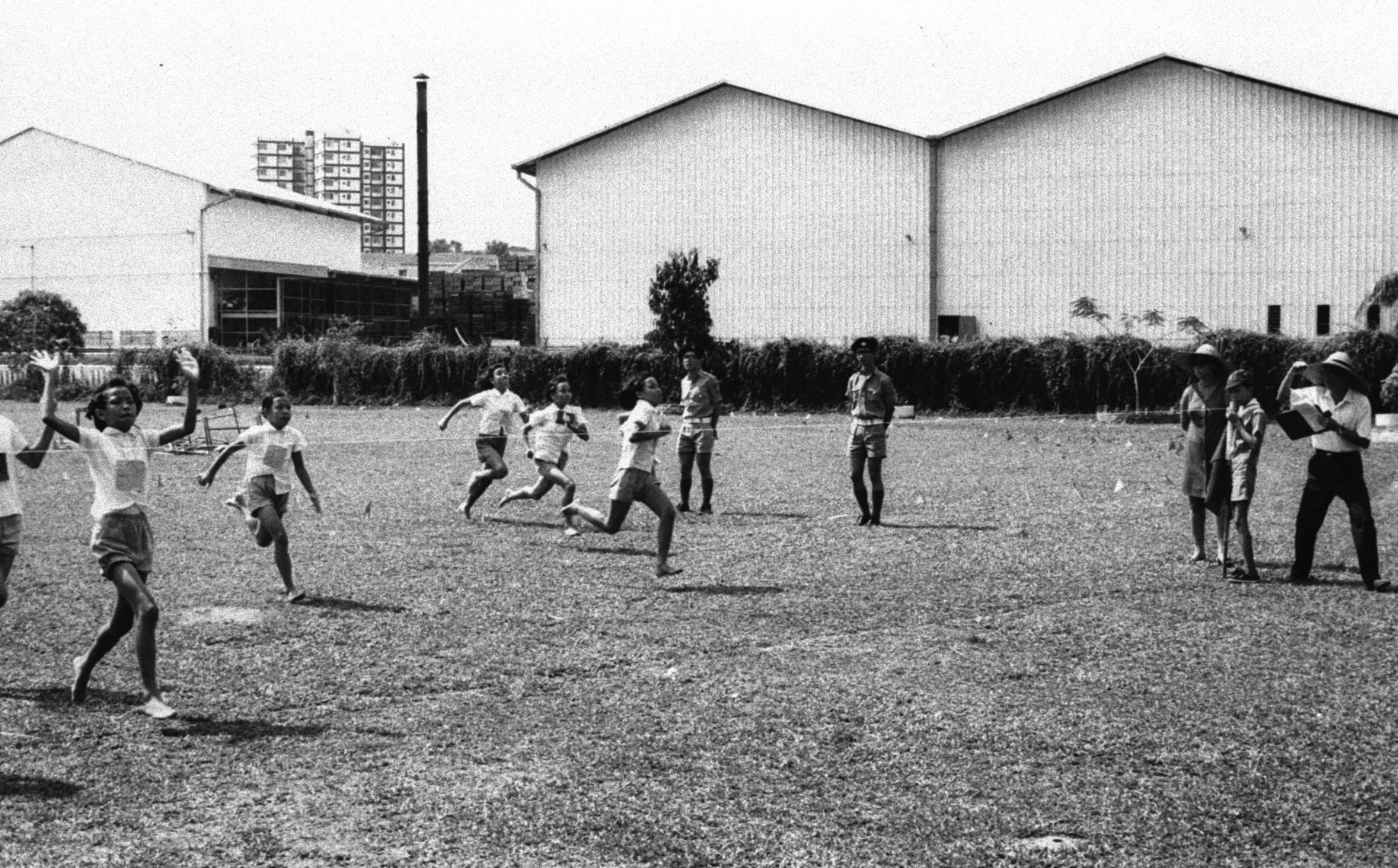 Delta West School grounds (1971). Bukit Ho Swee West Government Chinese Primary School Collection, courtesy of National Archives of Singapore
