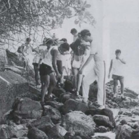 Camp at St John Island (1988).