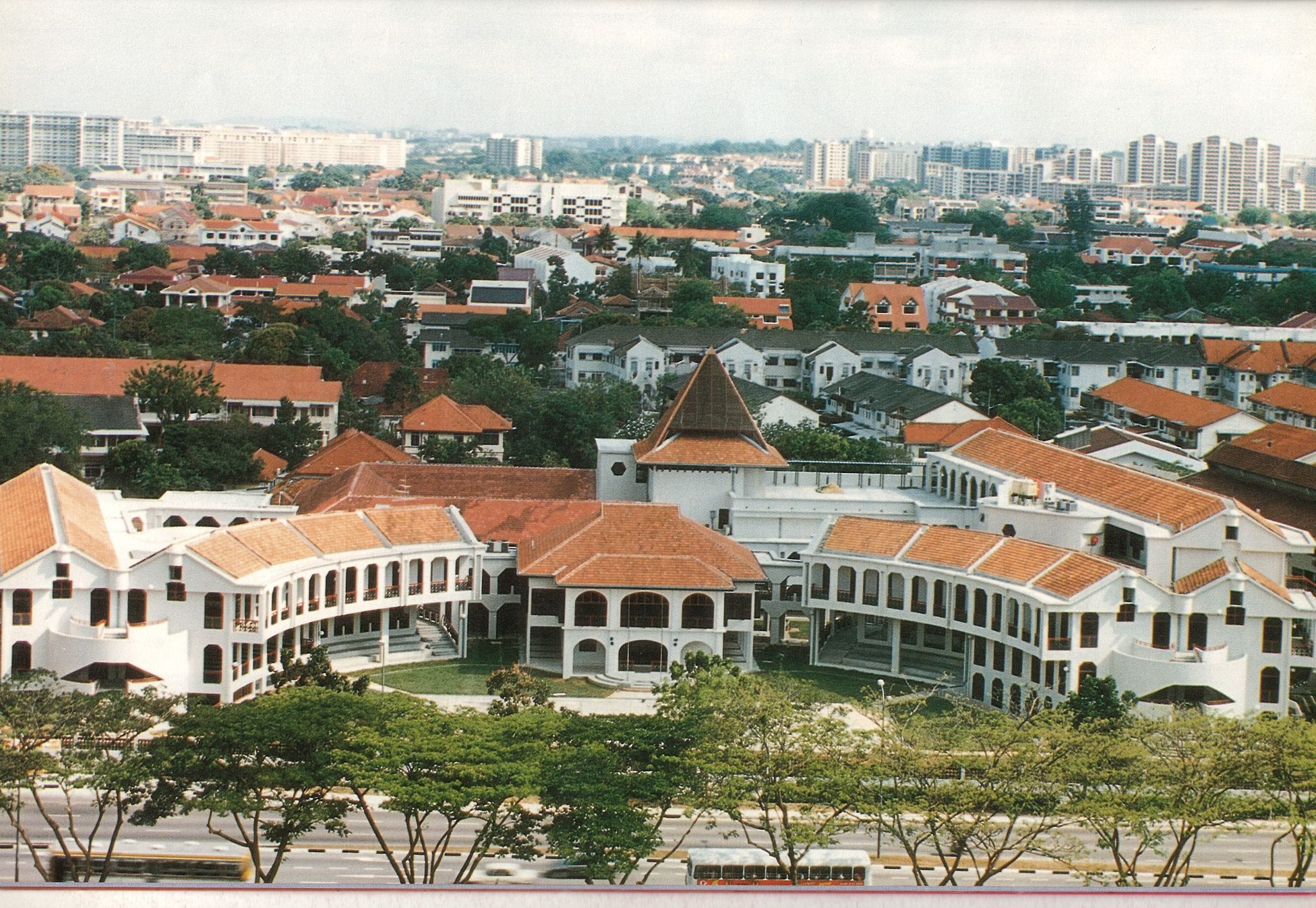 New building of CHIJ (Katong) Primary after PRIME (1991).