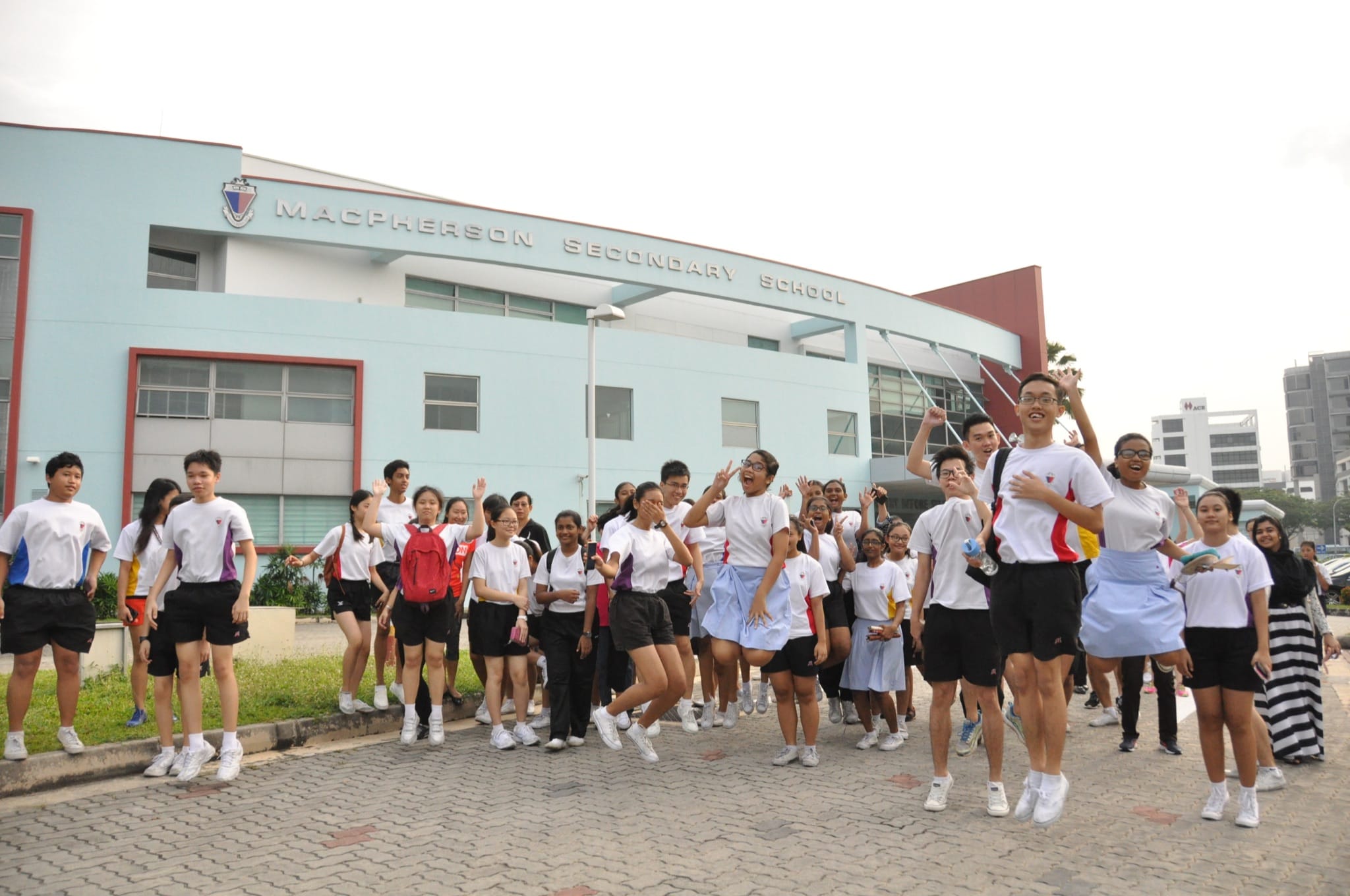 Angklung Emsemble, which clinched the Certificate of Distinction at the Singapore Youth Festival, performing at the school’s Prize Giving Day (2013).