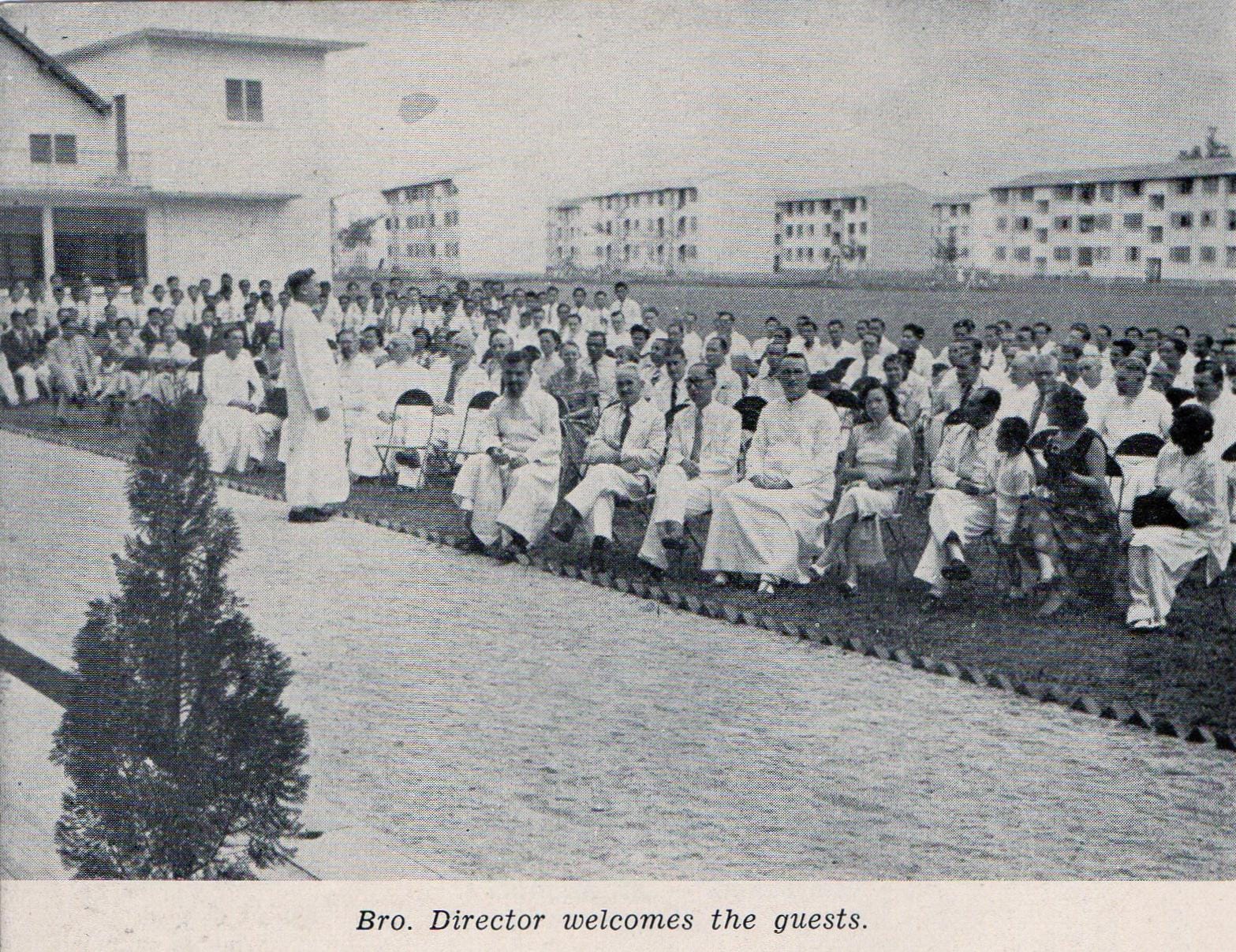 Opening Ceremony of St Michael School in 1954.