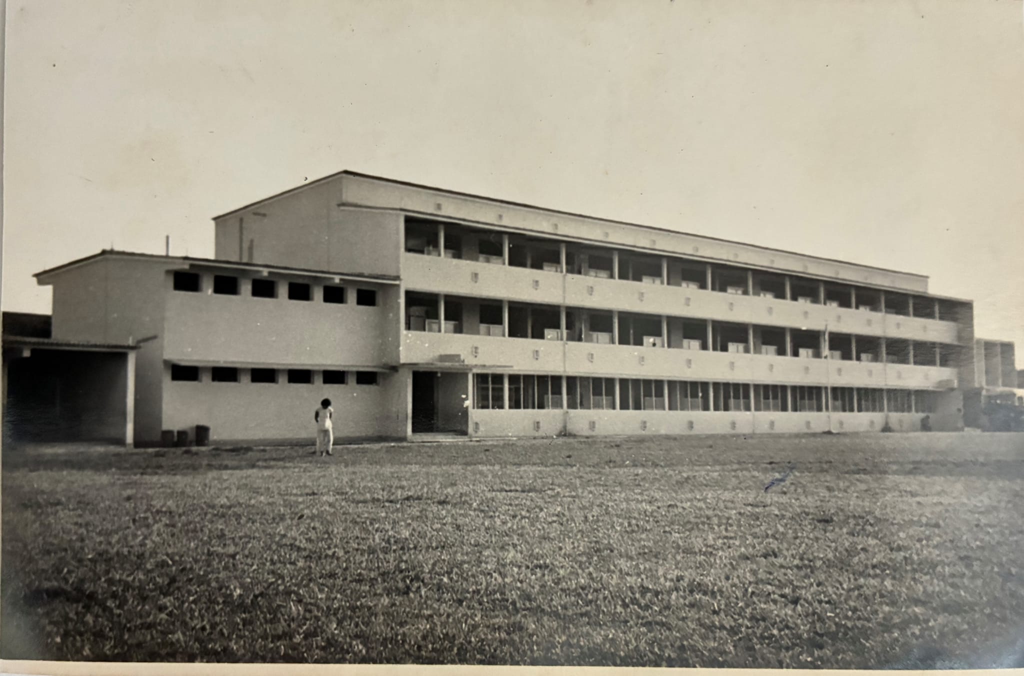 Photo of Delta West Primary school building taken in 1962. Courtesy of Ms C C Tan