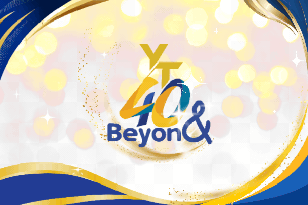 YT 40 & Beyond celebratory poster