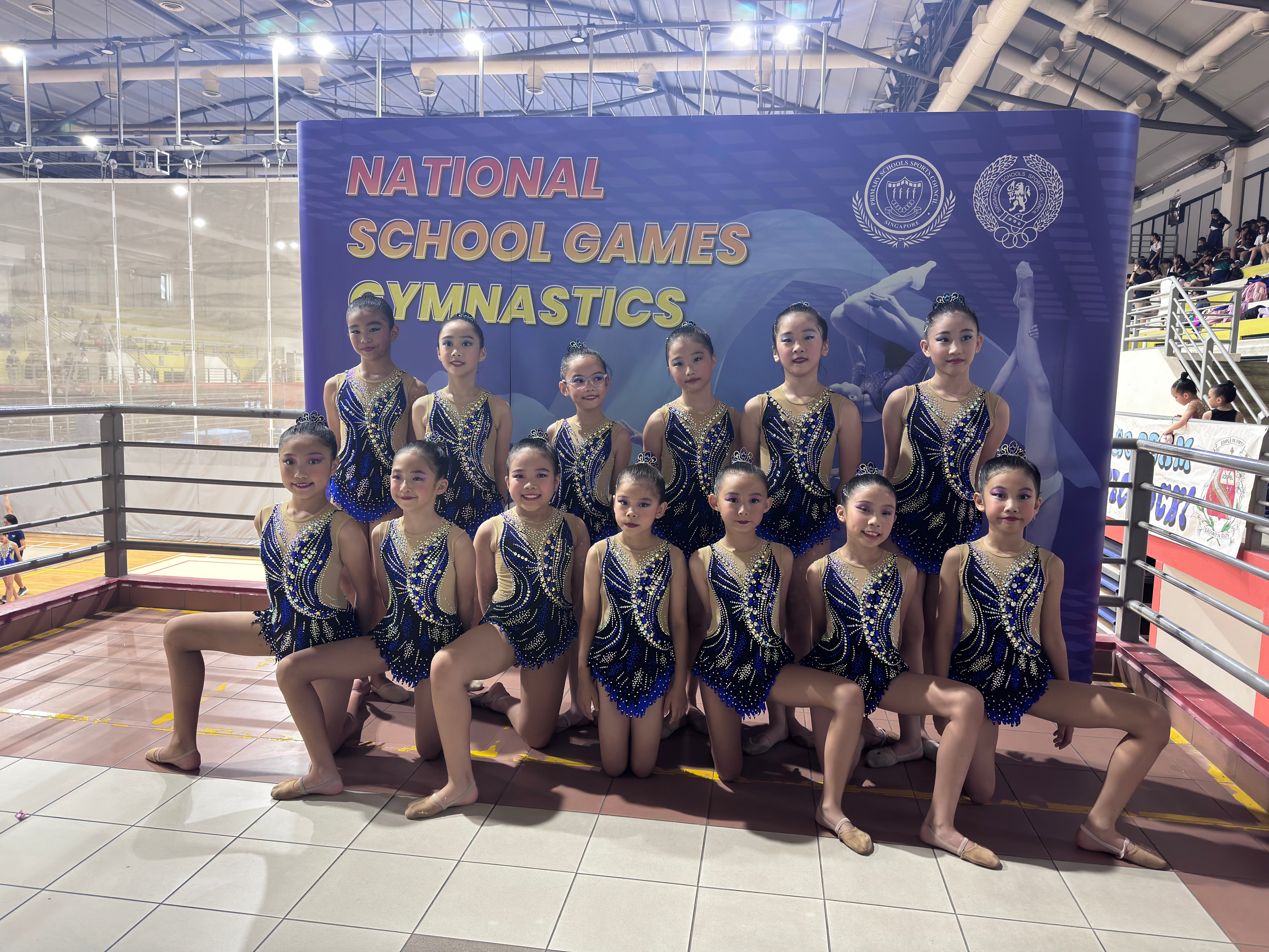 Children gymnastics performance 