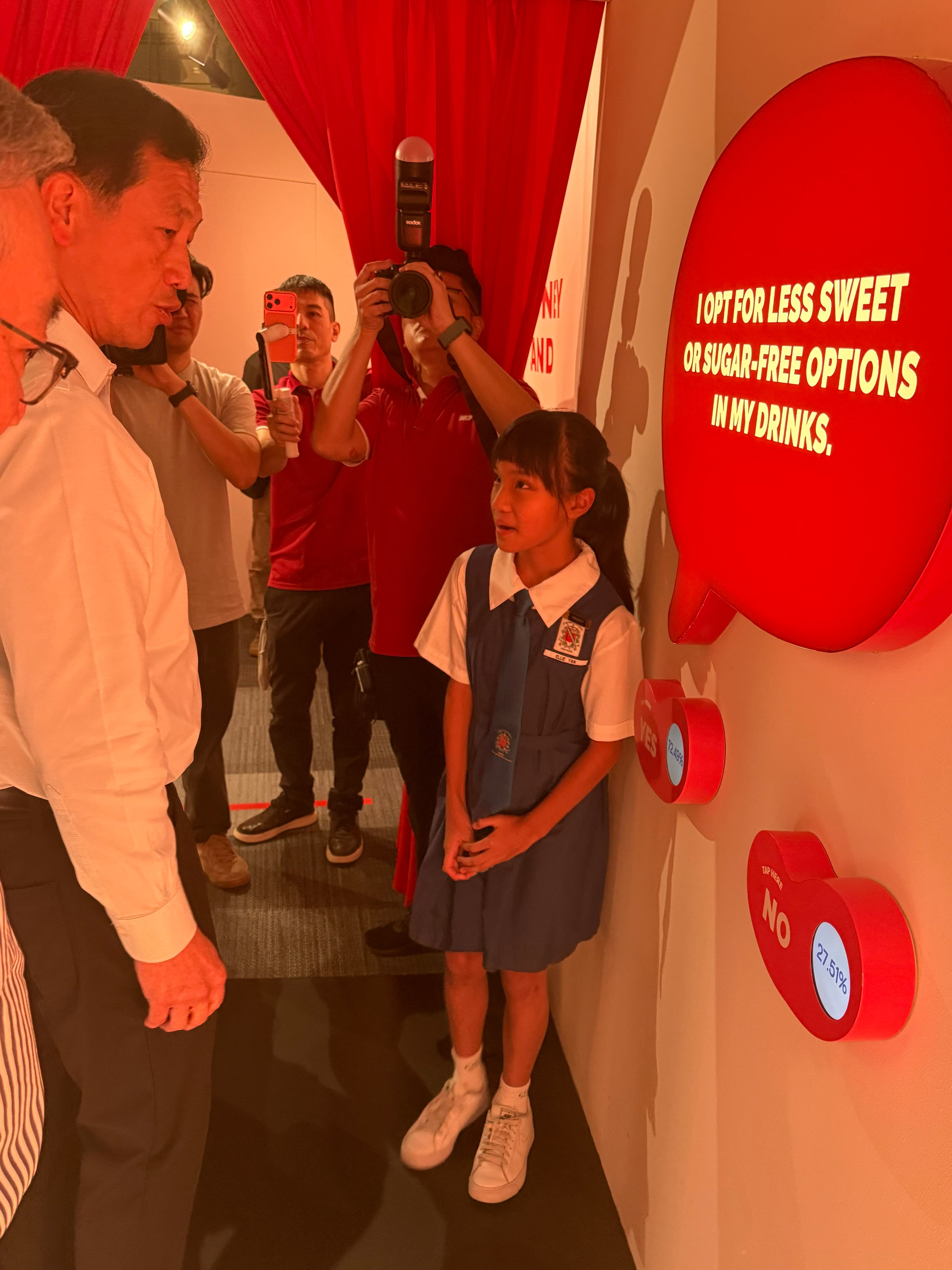 Student Leaders at the NKF Centre Opening Slide 7