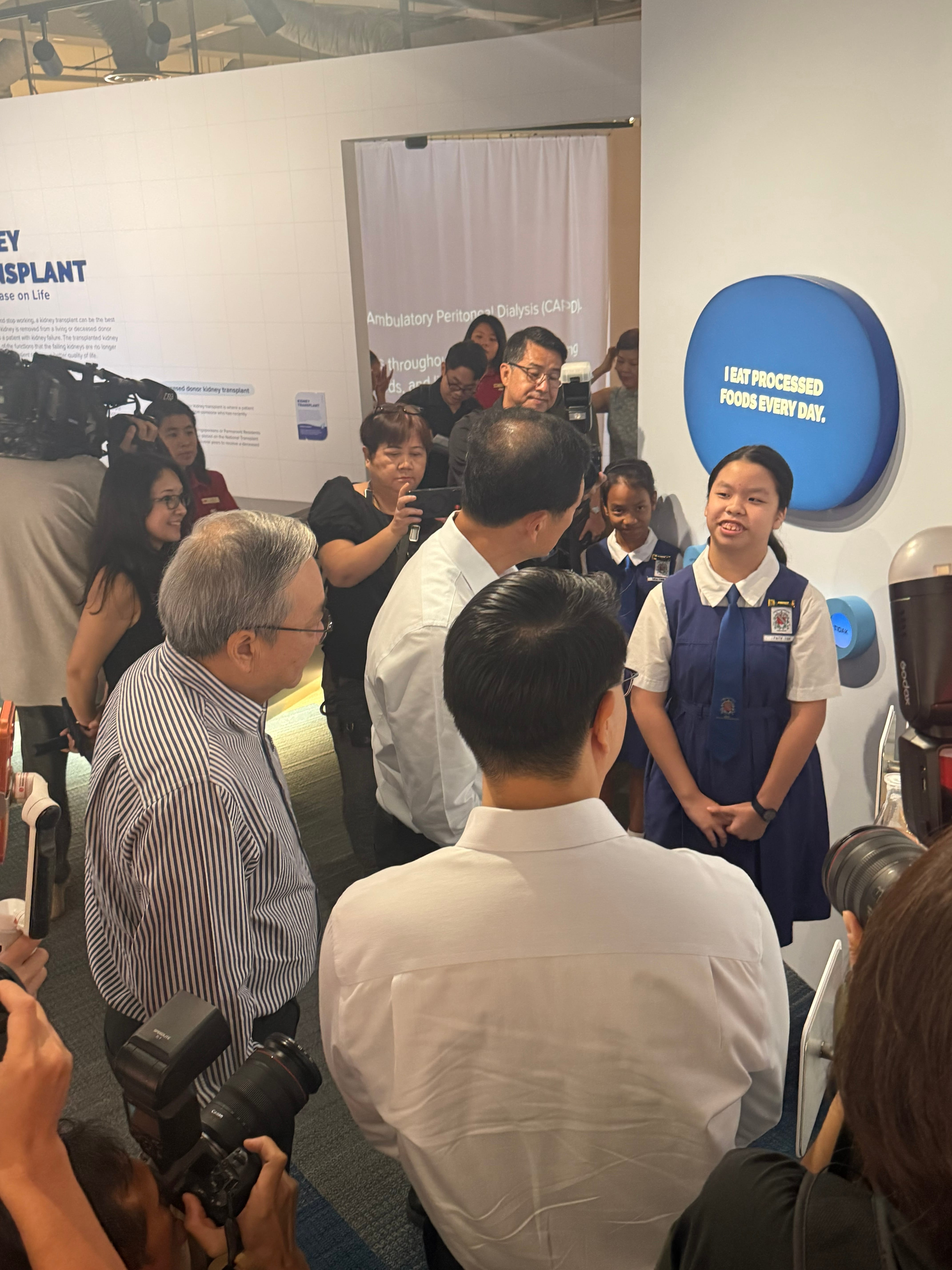 Student Leaders at the NKF Centre Opening Slide 8