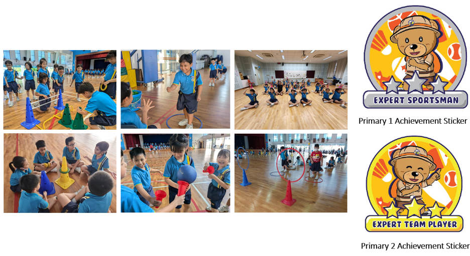 SPORTS AND GAMES: Teamwork in action!