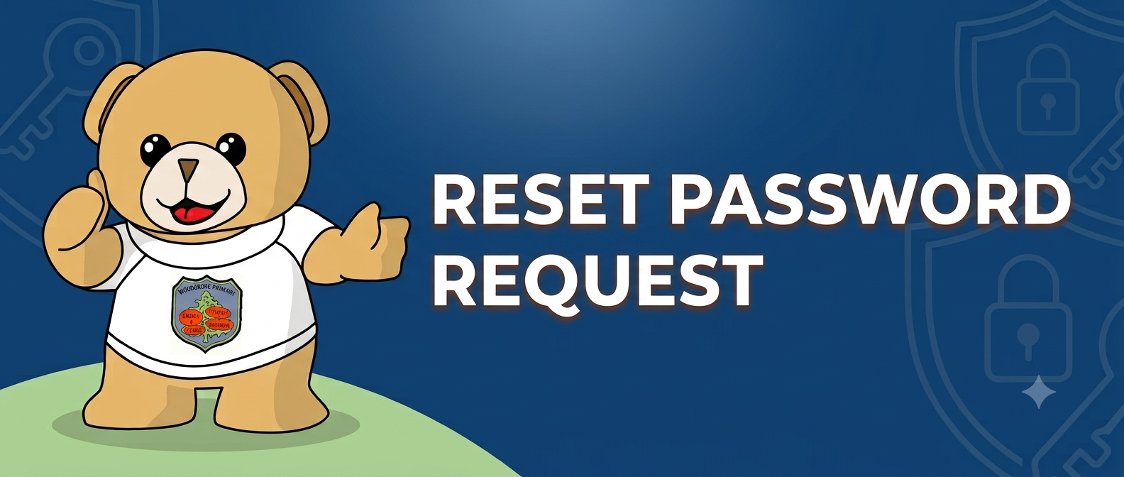 Reset Password Request banner