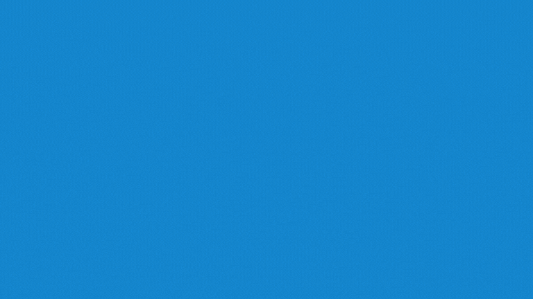 Smooth blue gradient background, brighter at top left and darker toward bottom right.