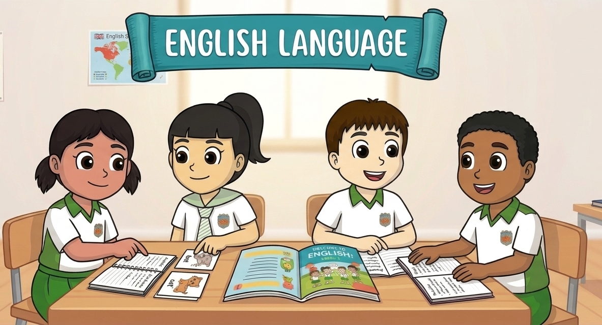 English Language banner