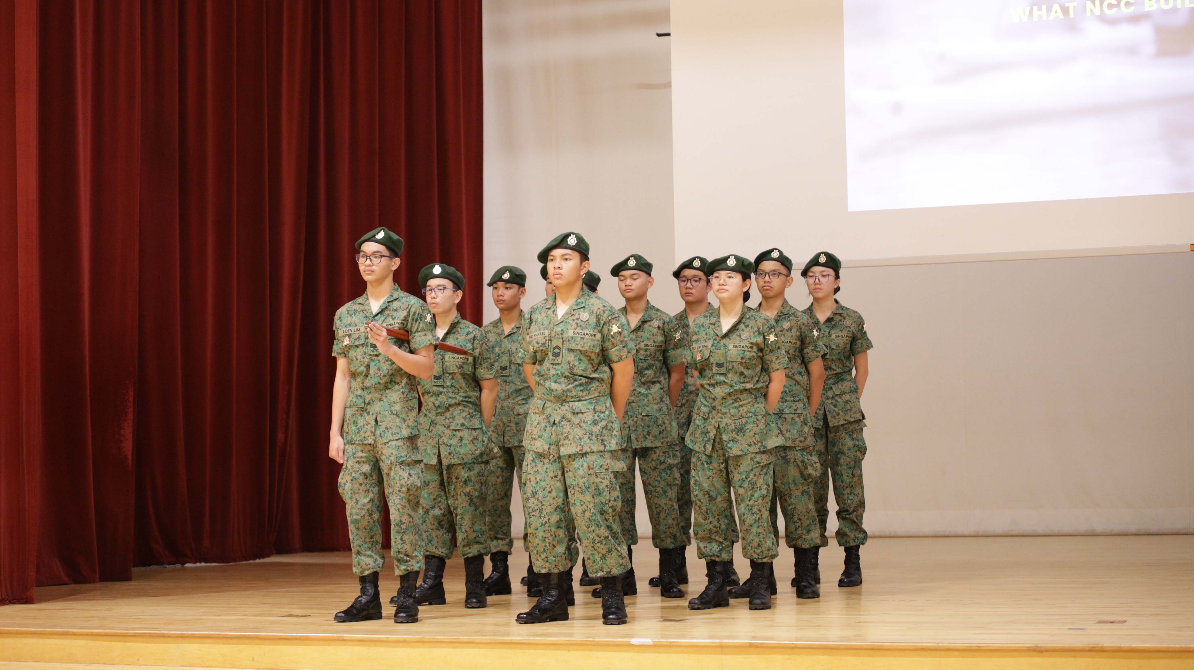 NCC Boys on SAF Day