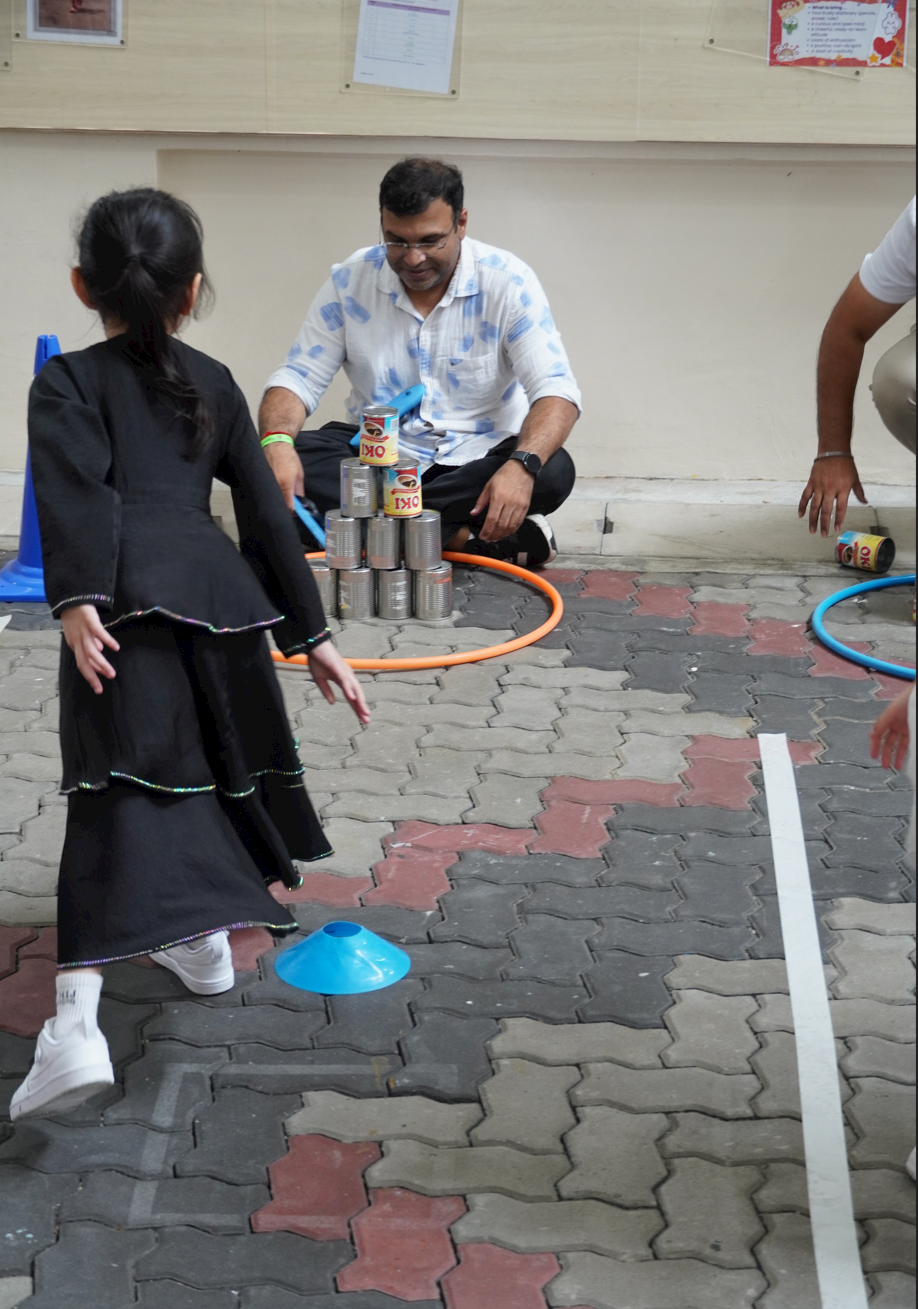 Student taking part during International Friendship Day activity
