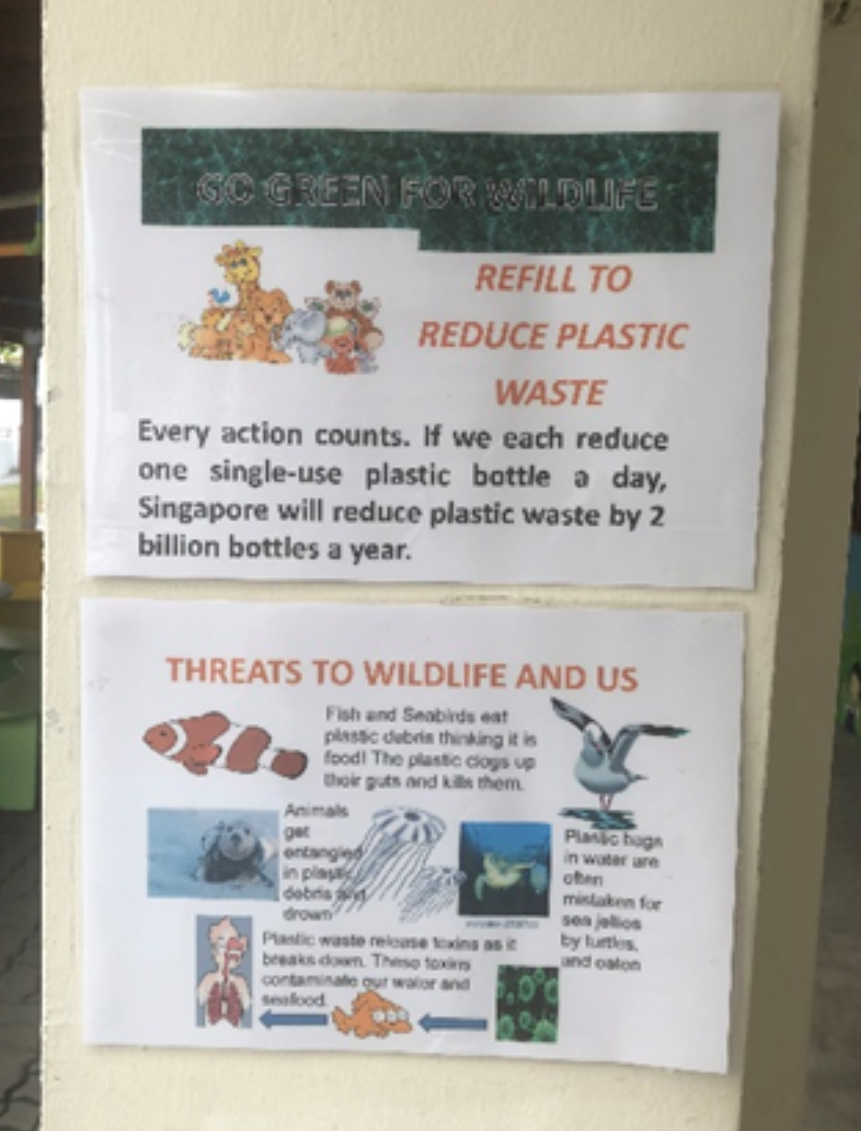 Posters on To Go Green for Wildlife