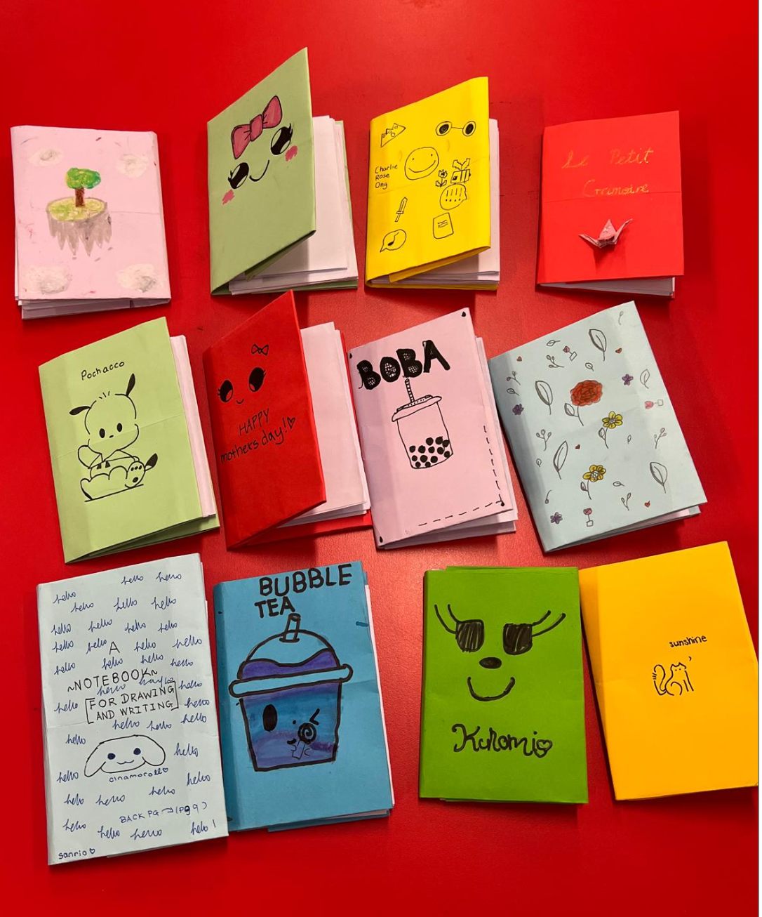 Completed art work by Art Club CCA students