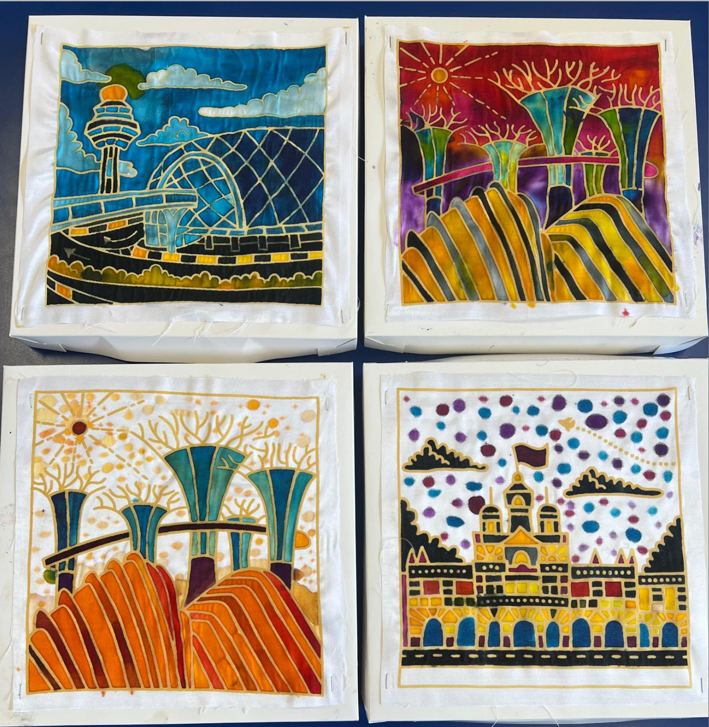 Art pieces by Art Club CCA students