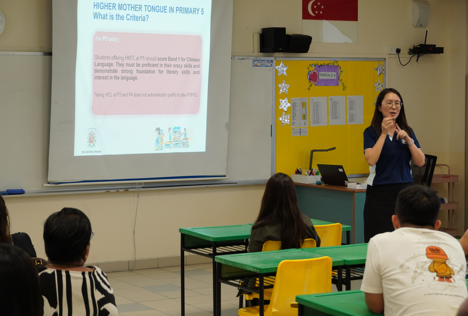 Teaching sharing about Higher Mother Tongue and its criteria