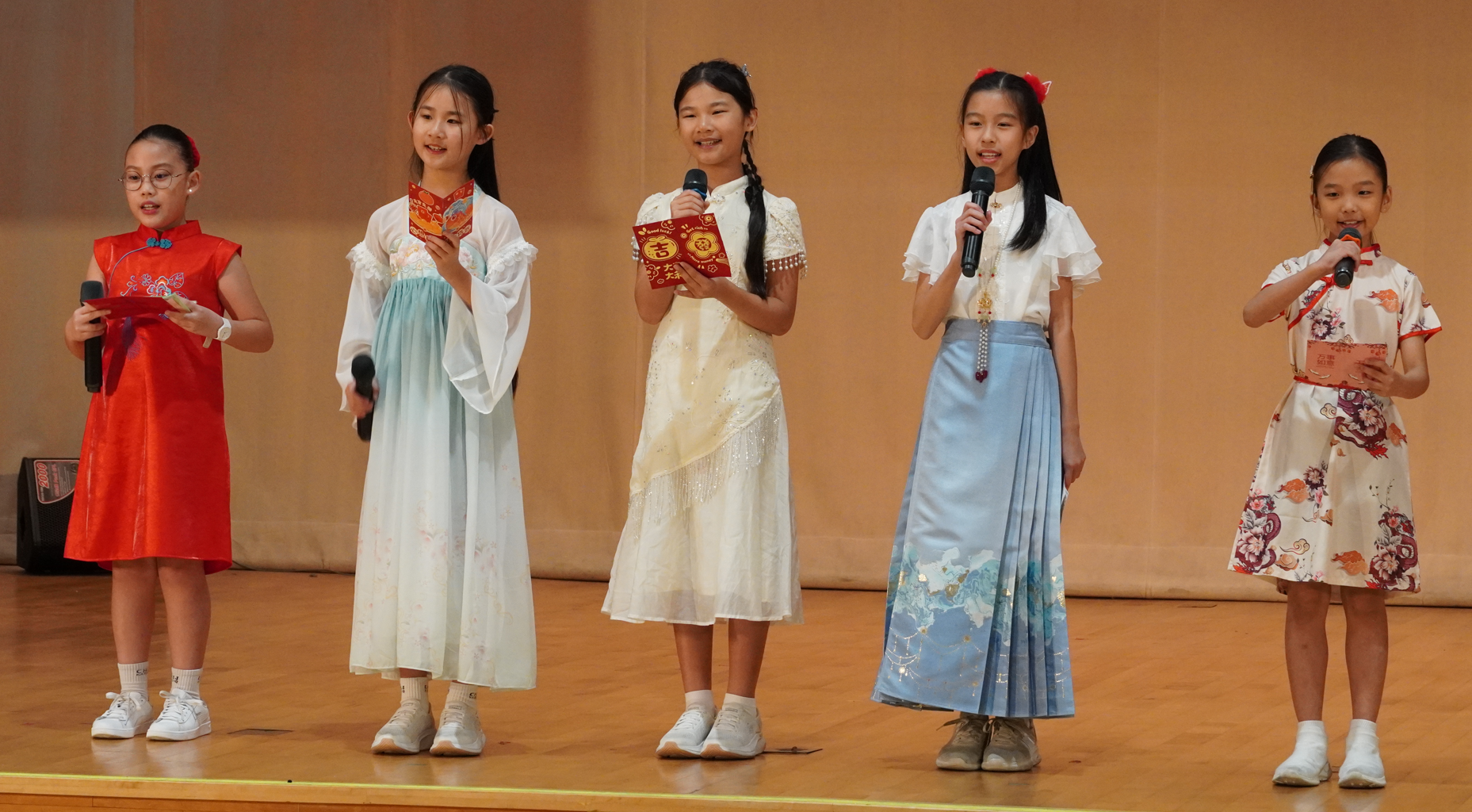 Emcees for CNY Celebration