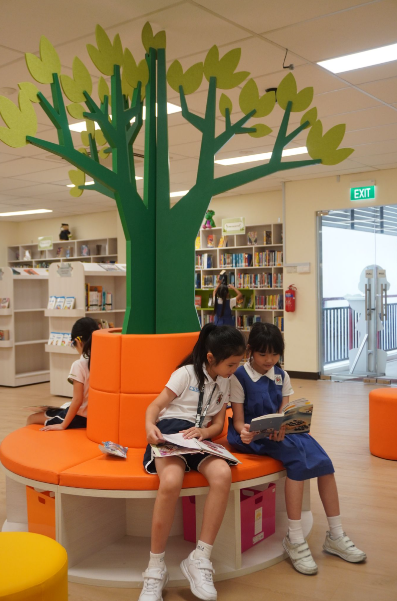 Tree of Knowledge, one of the most popular spots in the library.