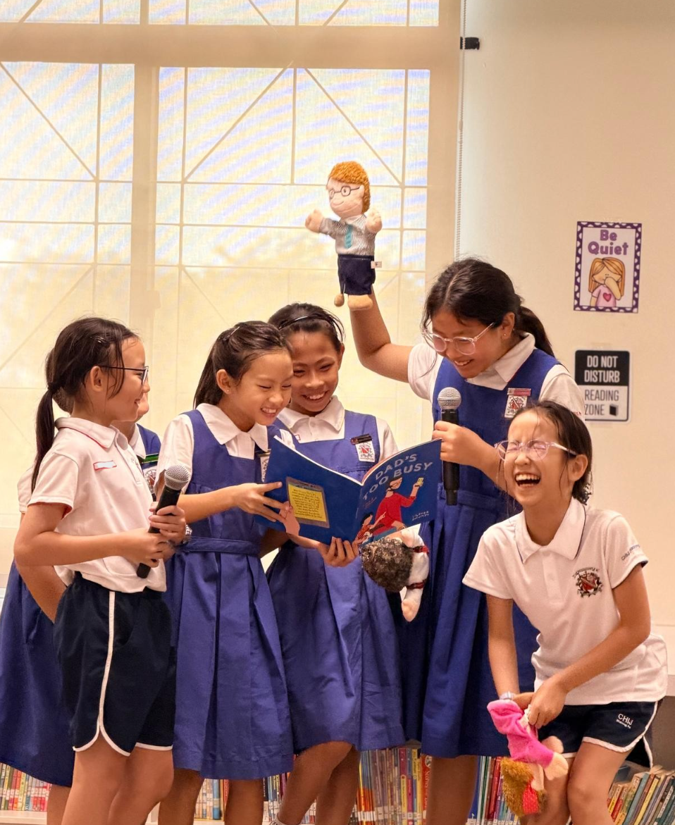 Students bring stories to life using puppets
