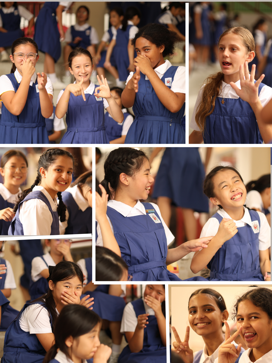 Students celebrating Founder's Day