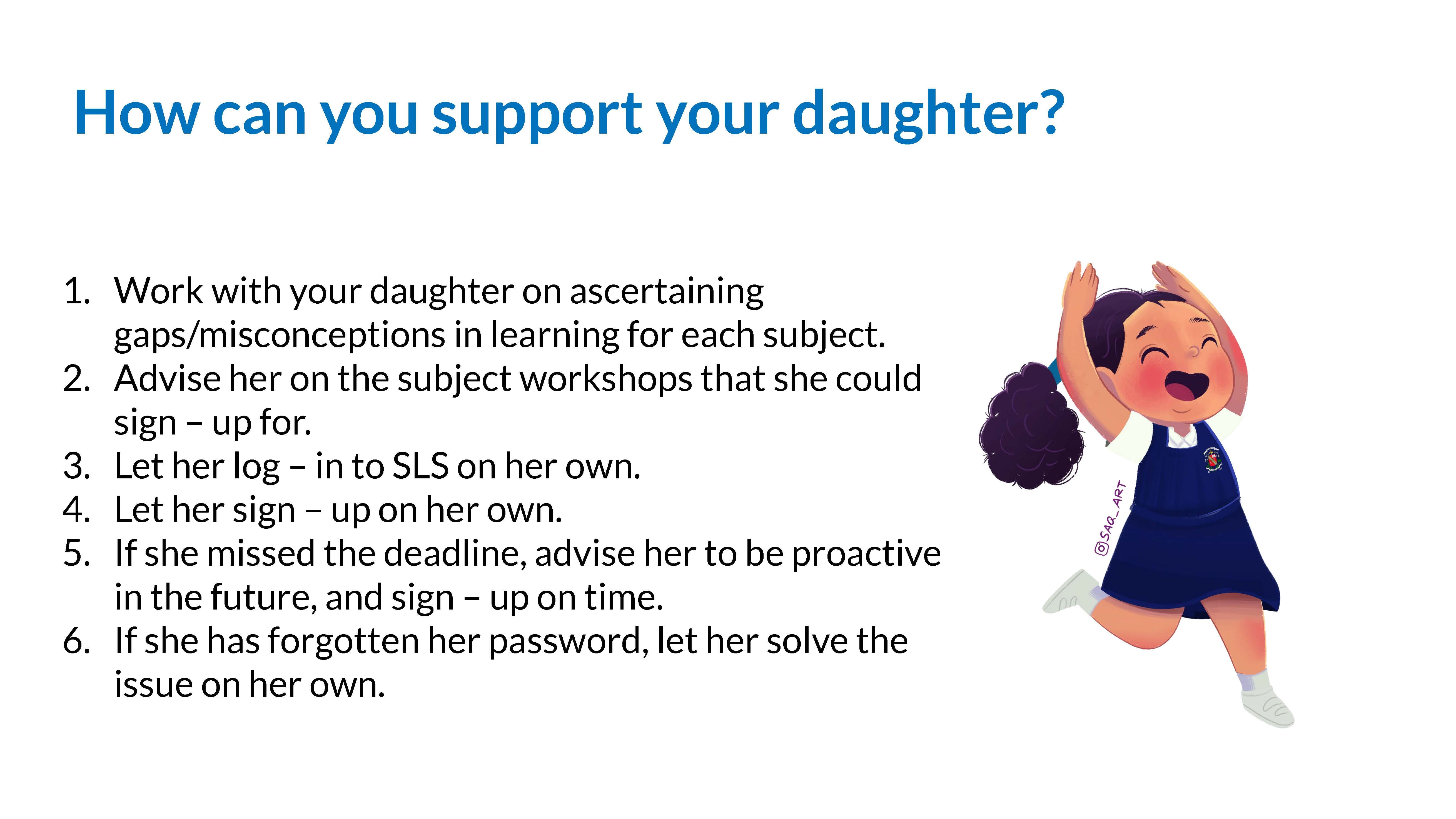 How you can support your daughter with 6 tips with cheering IJ girl