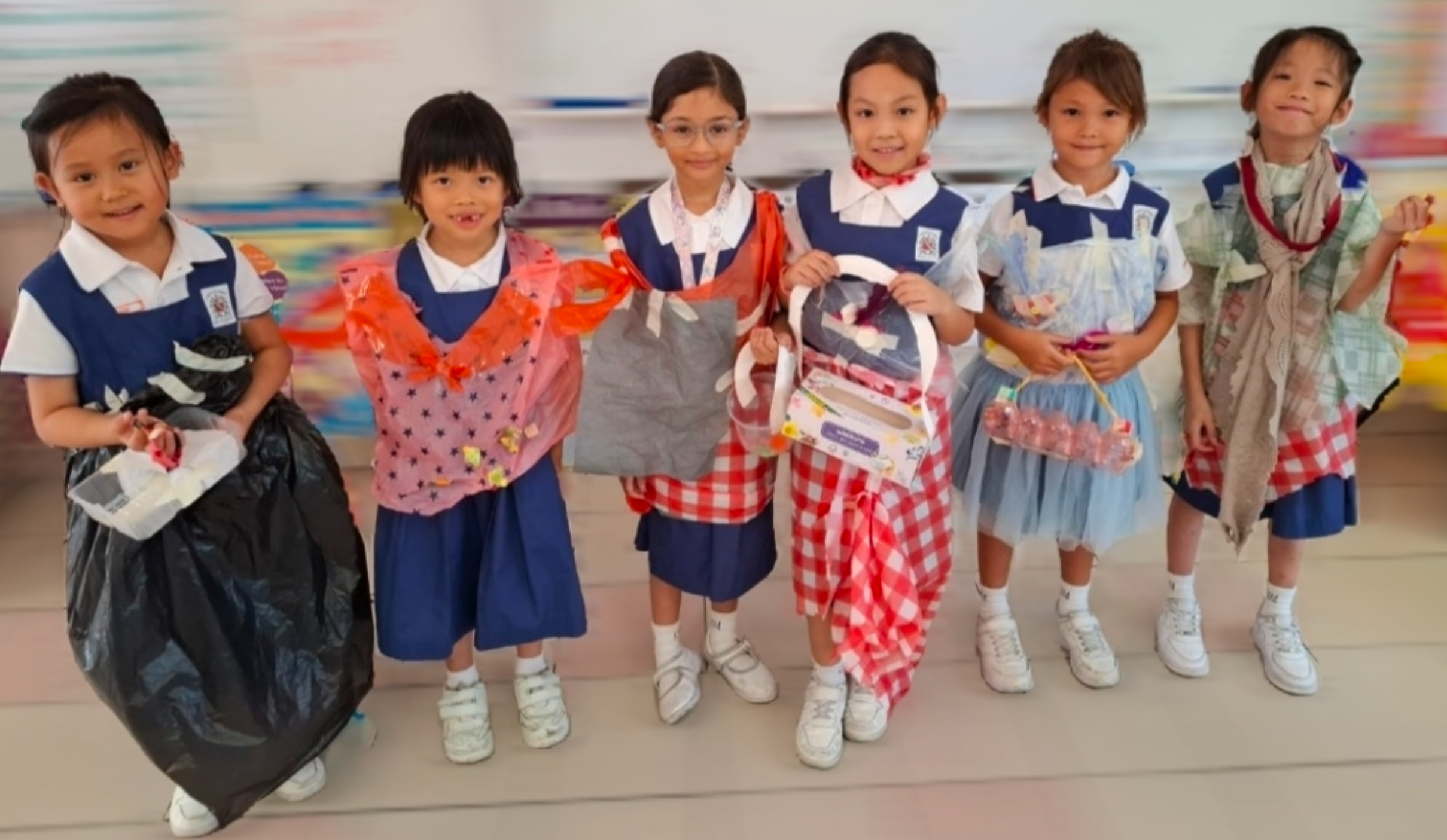 Students creatively decorated themselves
