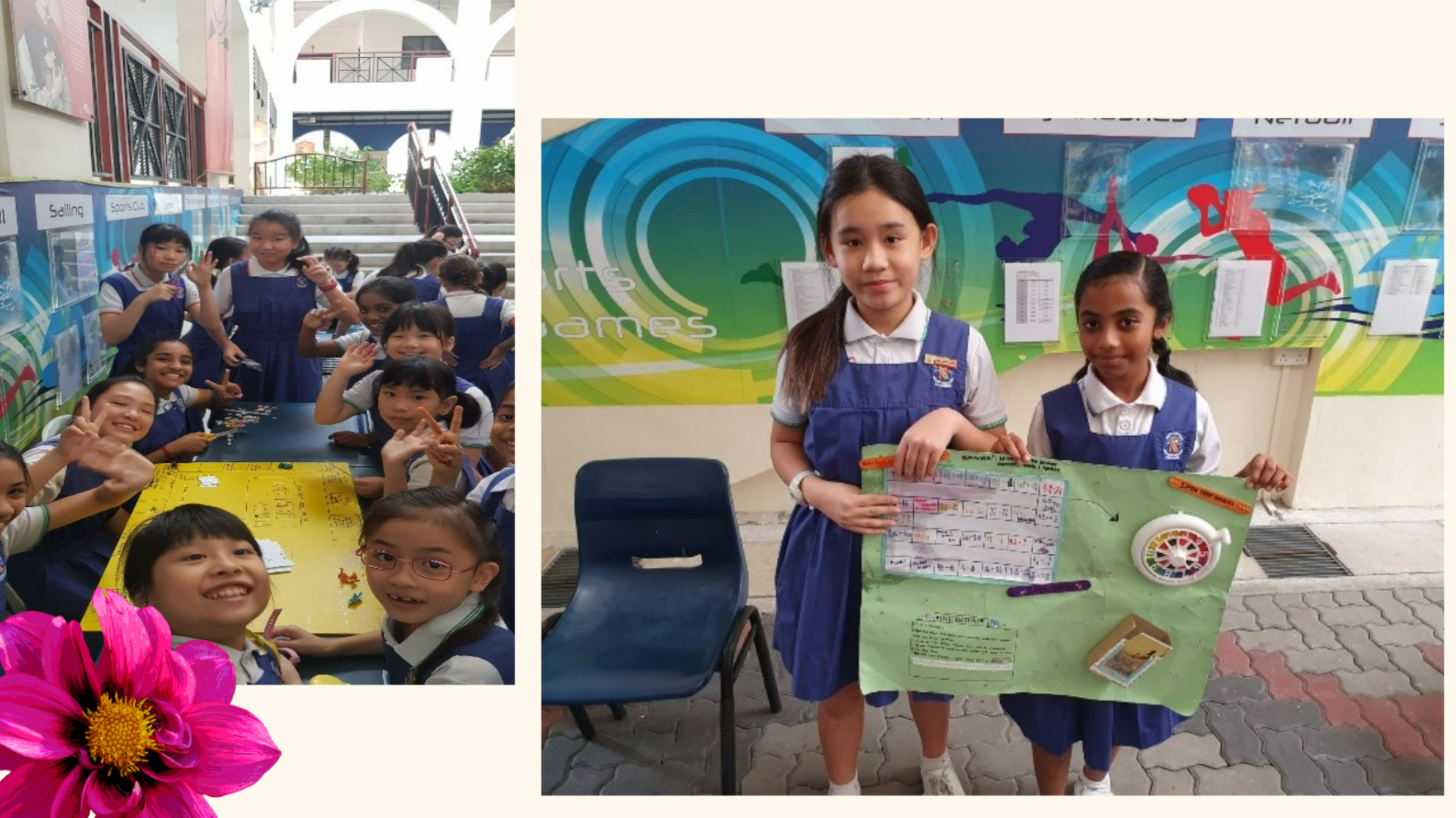 Maths showcase during recess