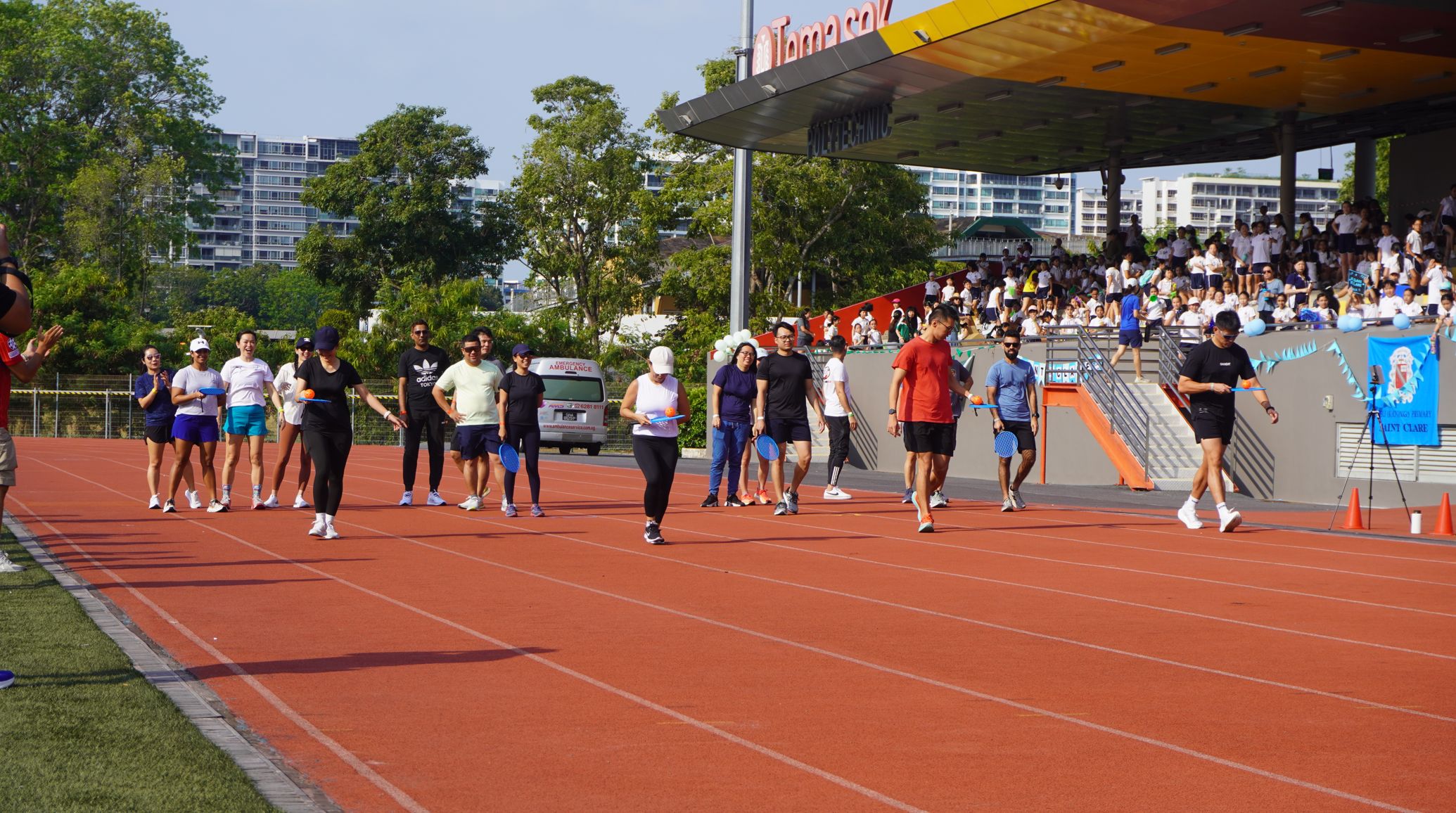 Parents Race taking place