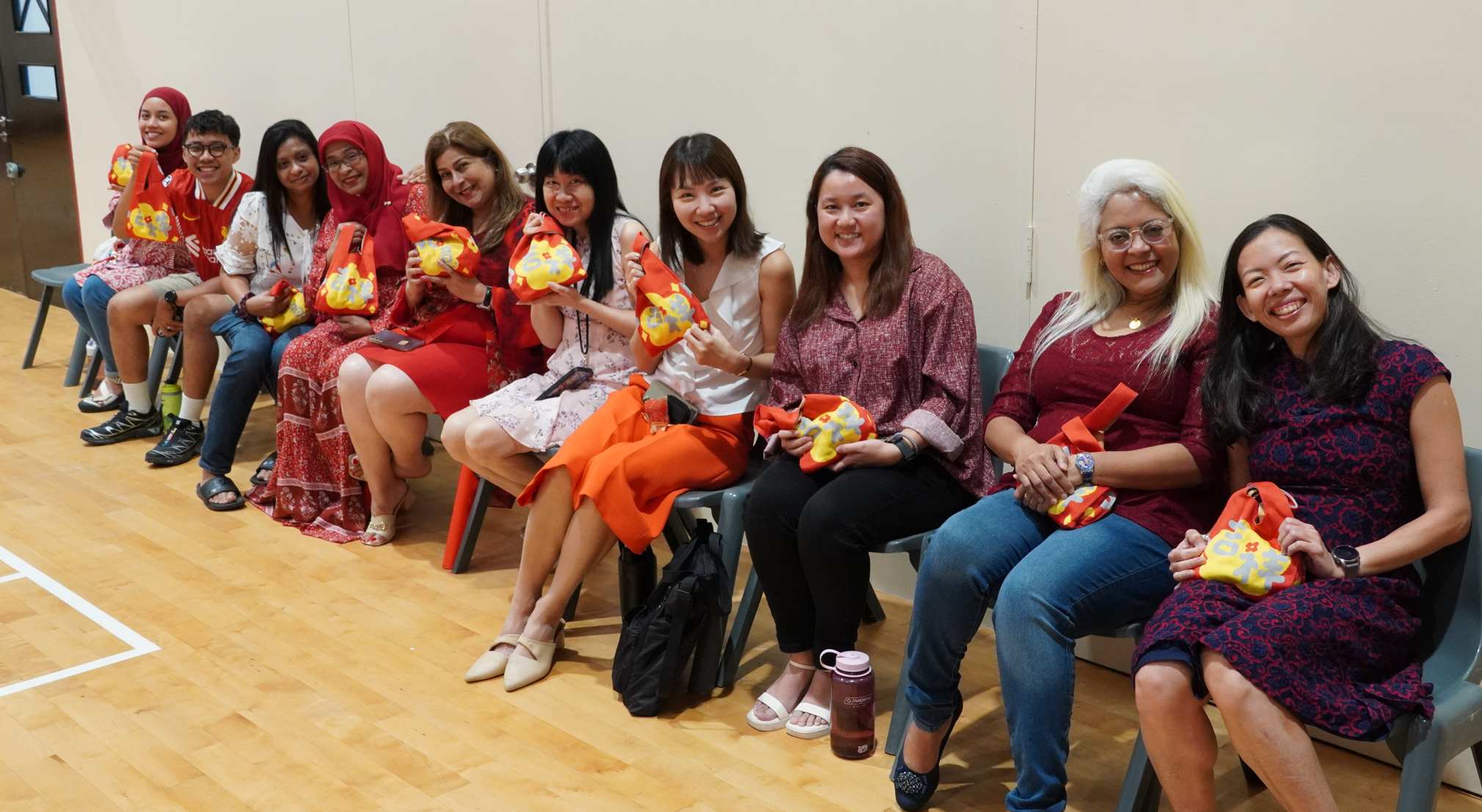 Teachers celebrating CNY in MPH
