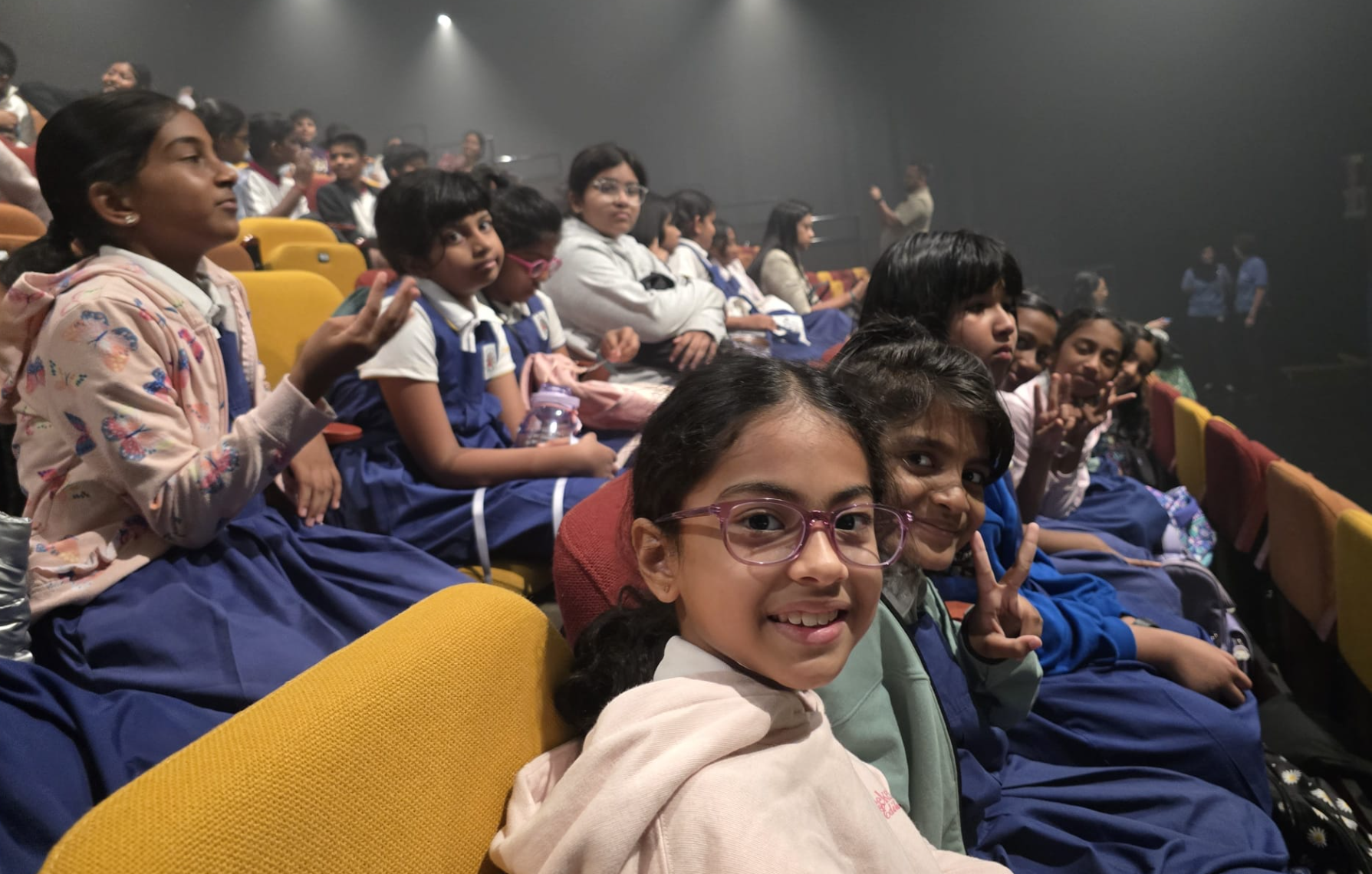 IJ girls attending Tamil performance