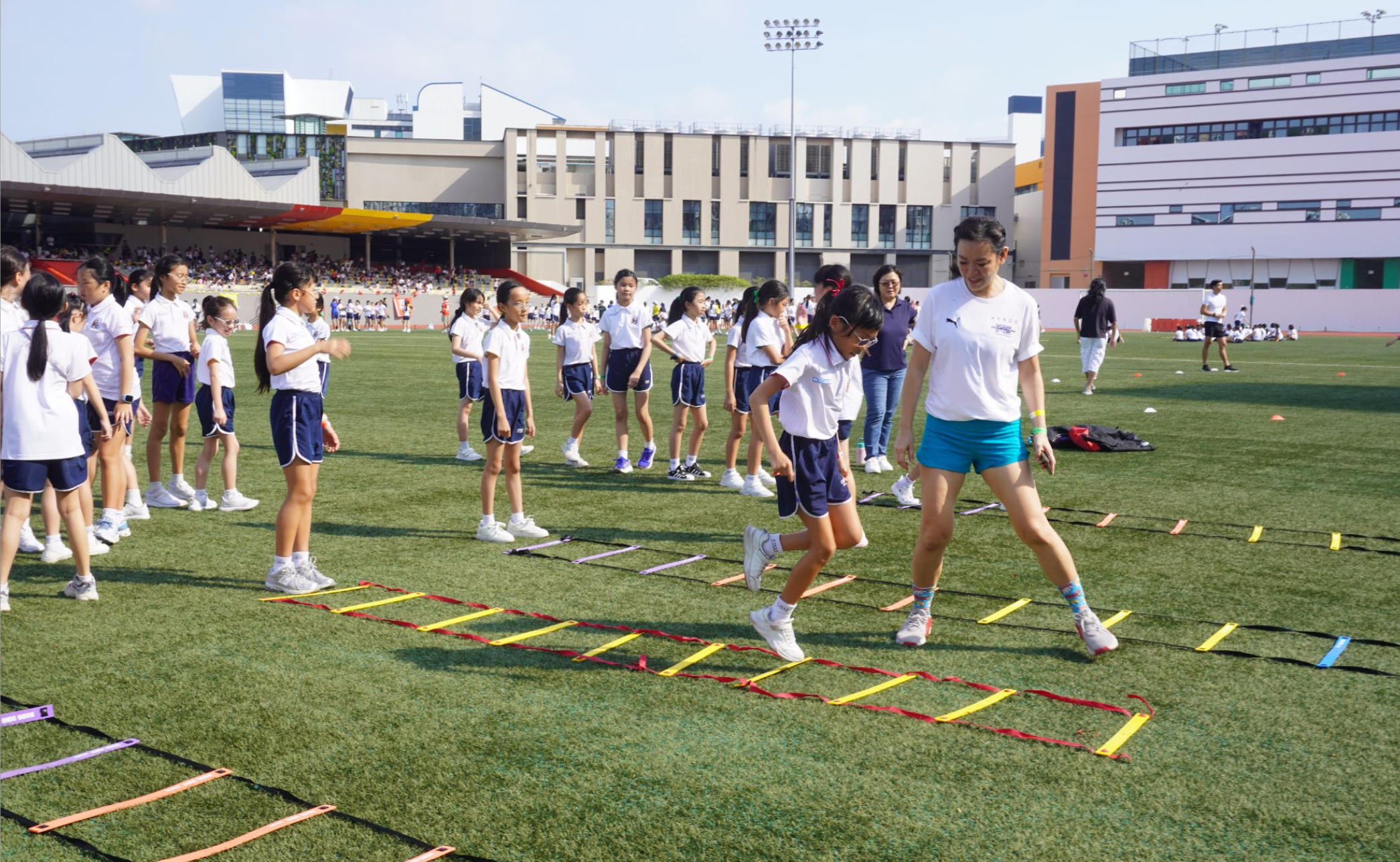 IJ girls taking part in Annual Sports Carnival