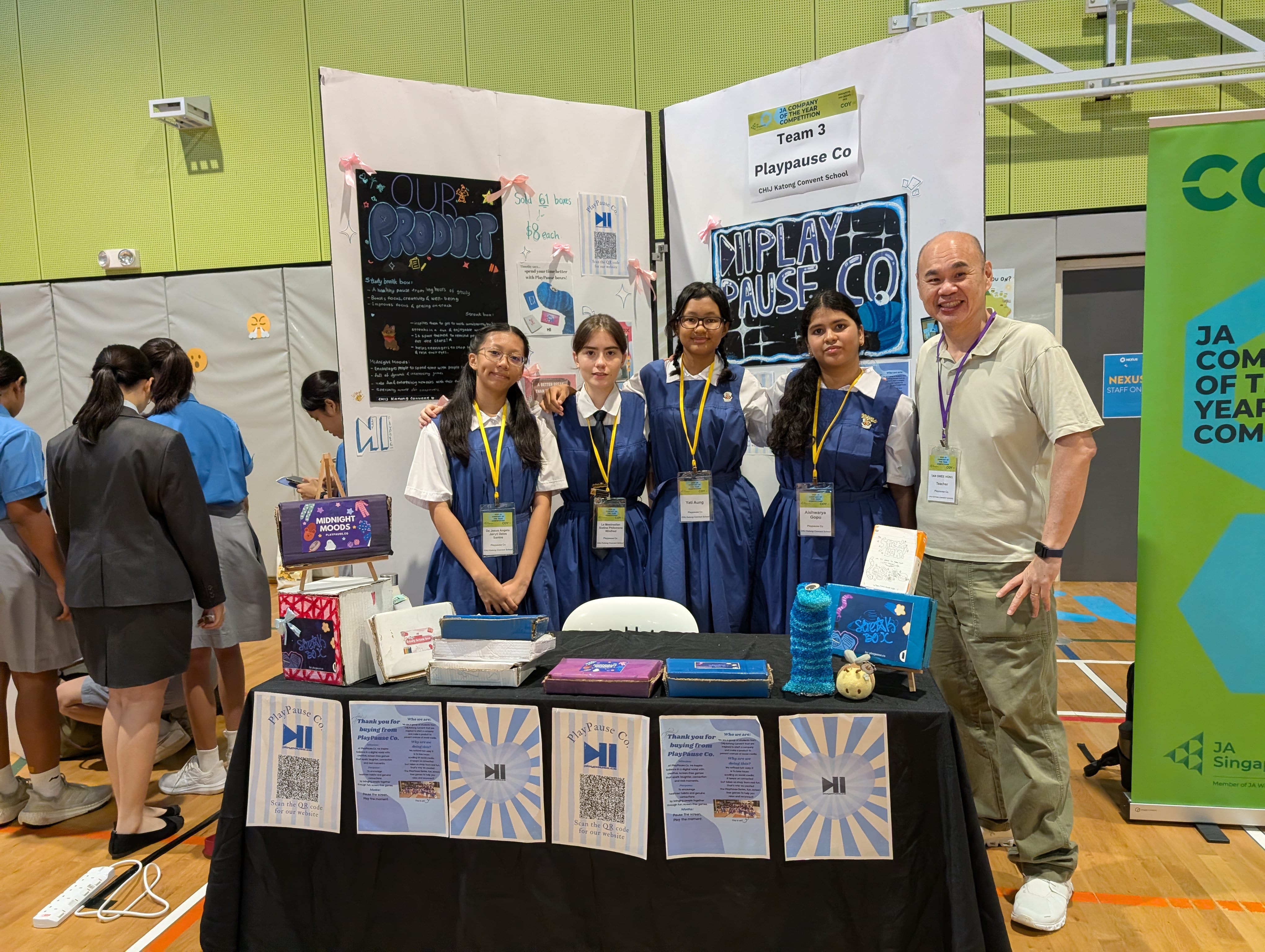JA Competition booth