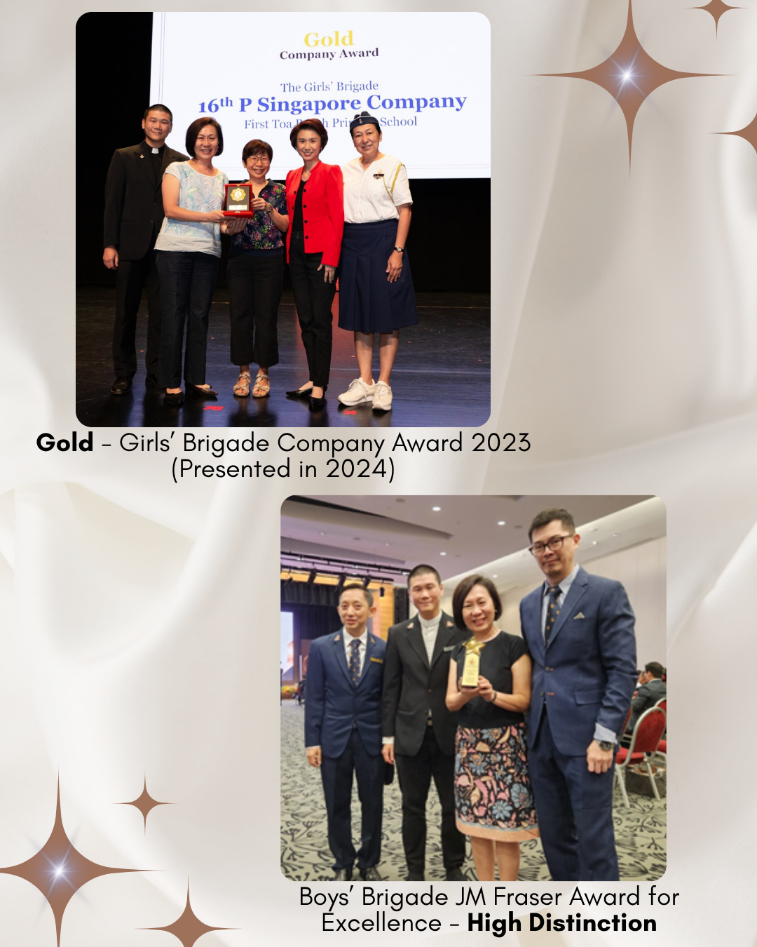School receives prestigious Girls’ Brigade and Boys’ Brigade awards recognising excellence, leadership and youth development.