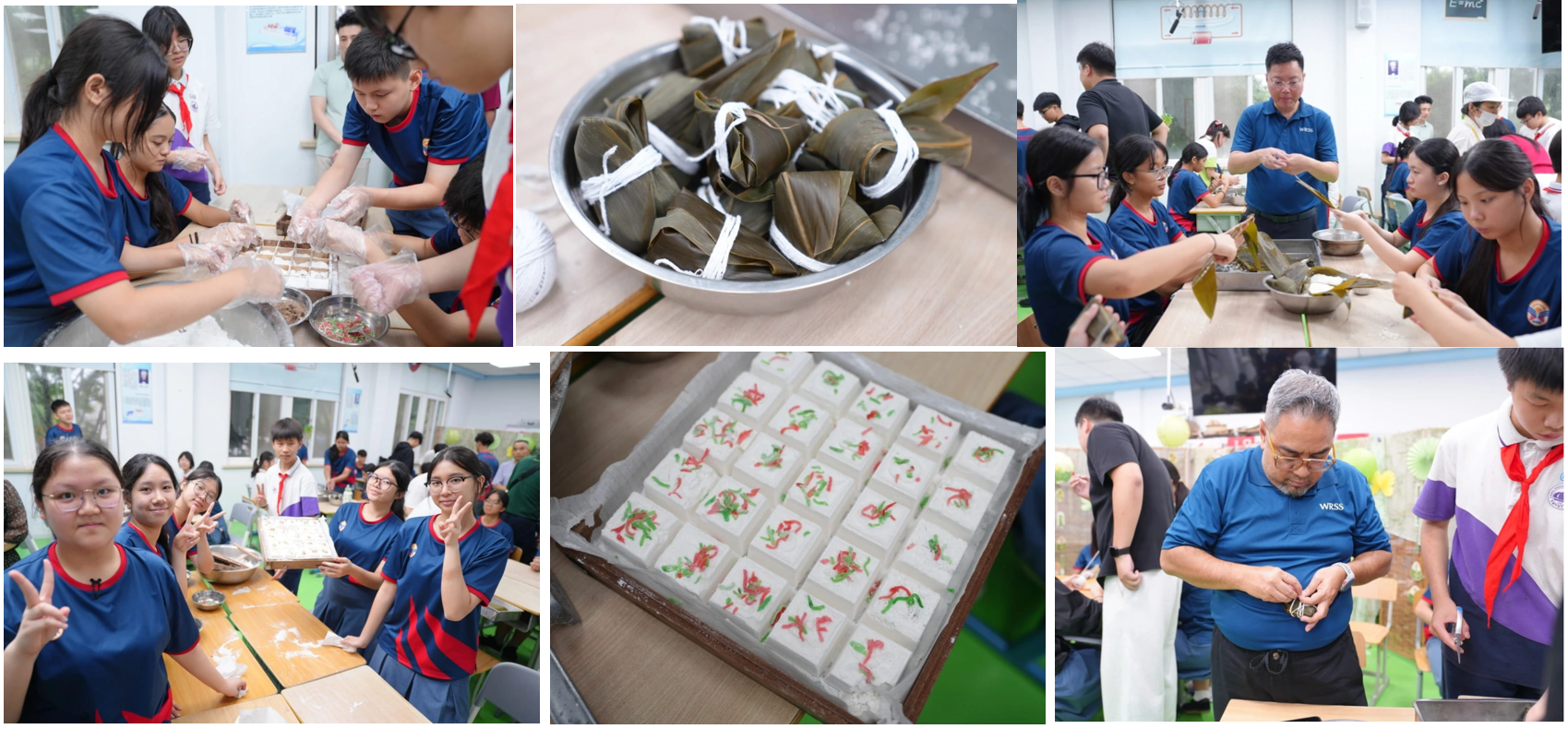 Engaging in dumpling and cake-making sessions