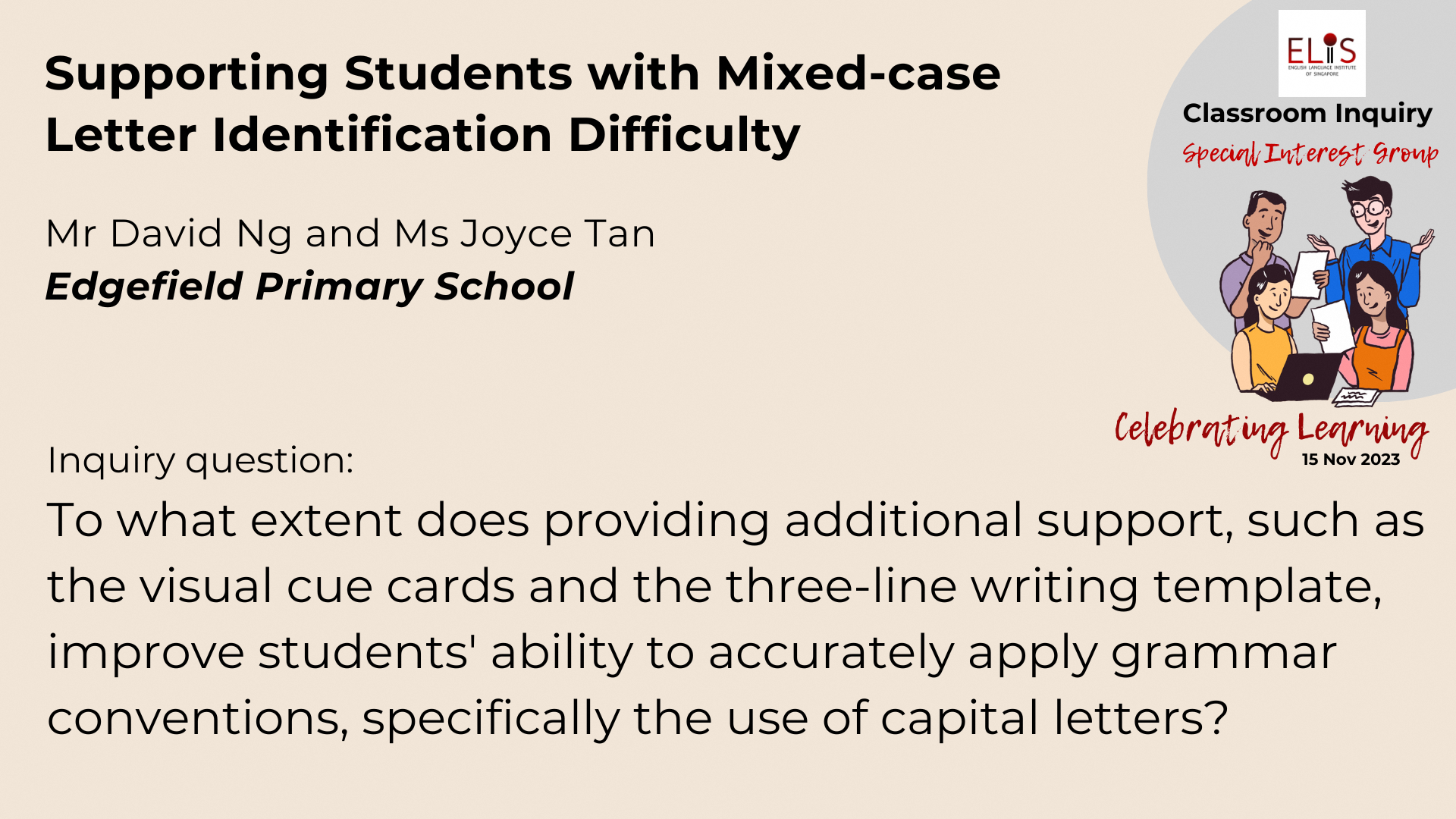 Supporting Students with Mixed-case Letter Identification Difficulty