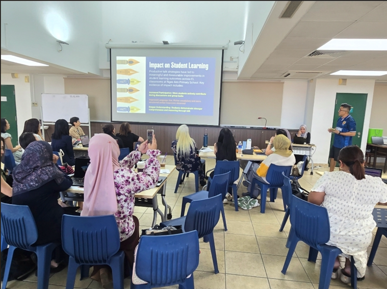 Teachers presenting on the impact on student learning