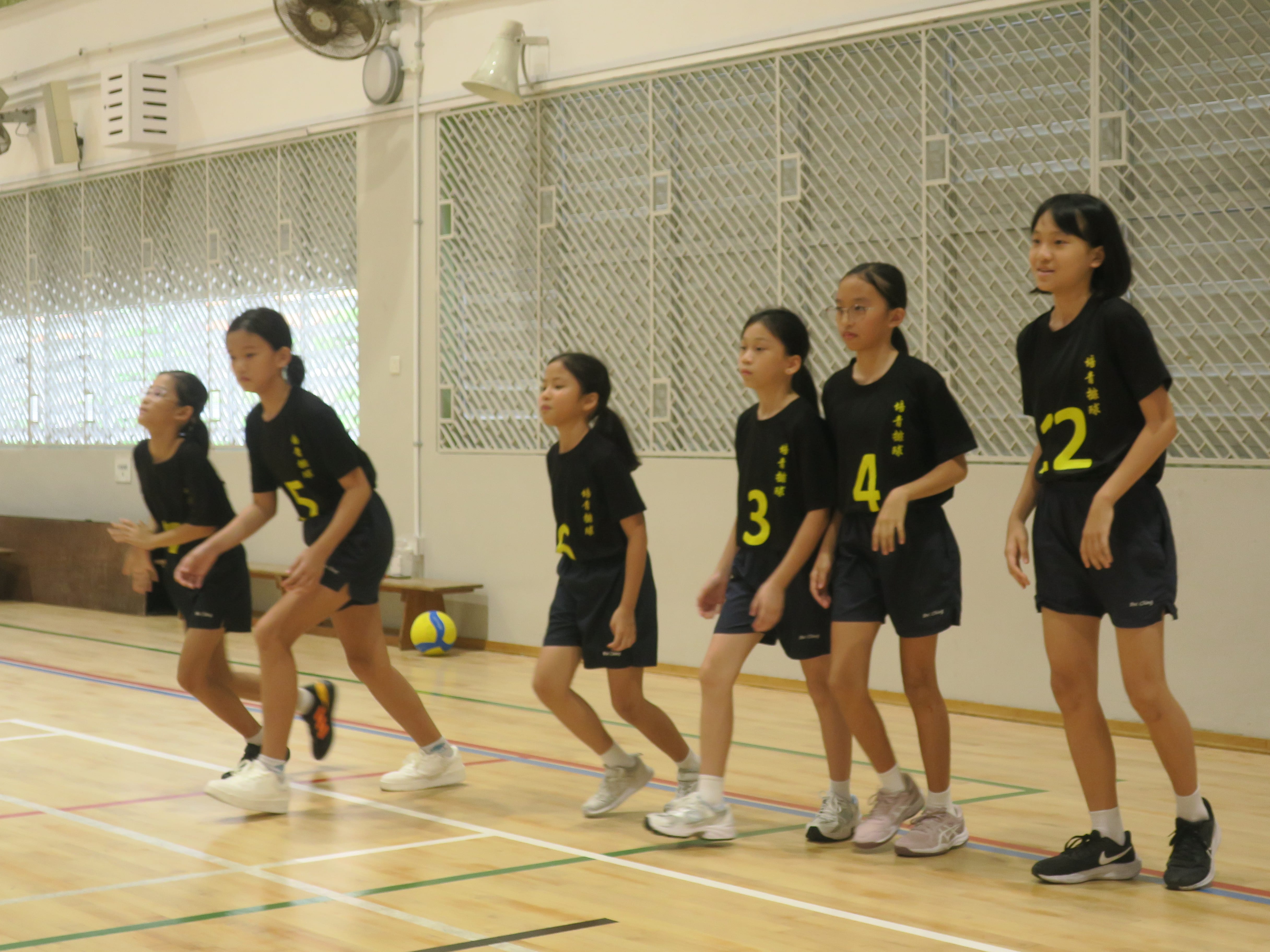 Students doing their training
