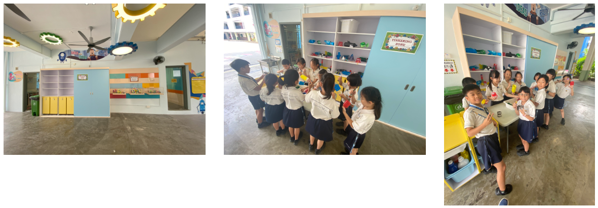 Tinkering zone & showcase activities with students at Tink!SV