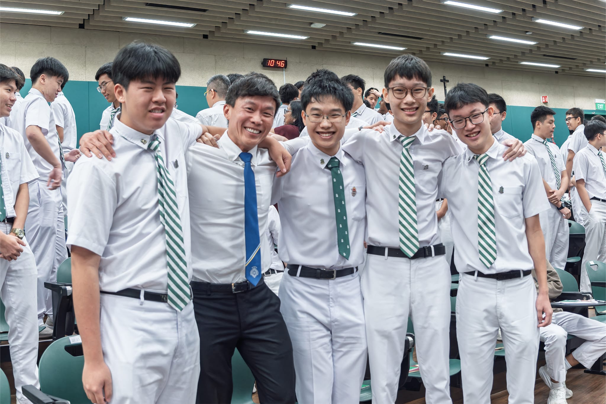 Colin Toh and boys