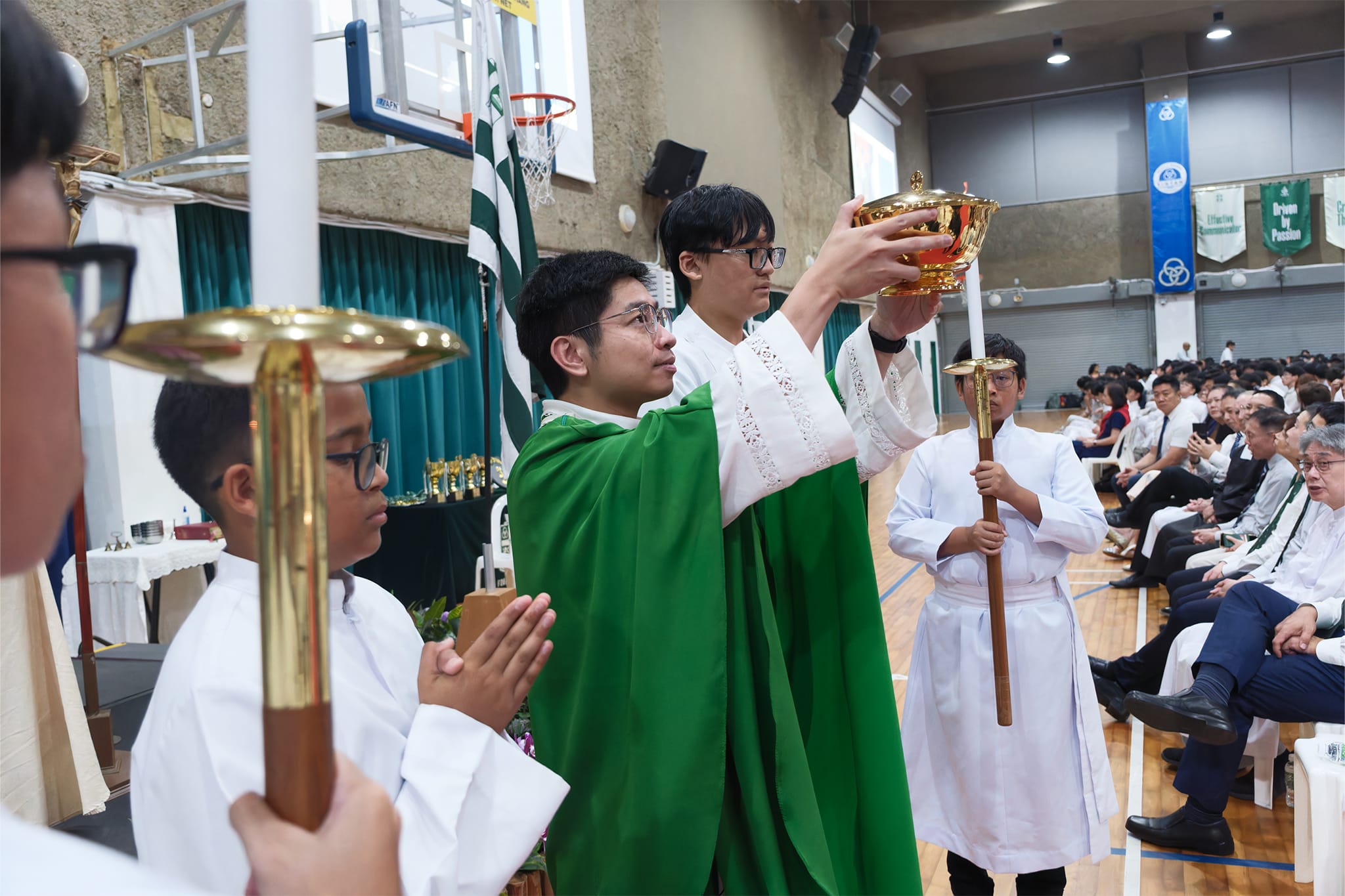 Mass at SJI