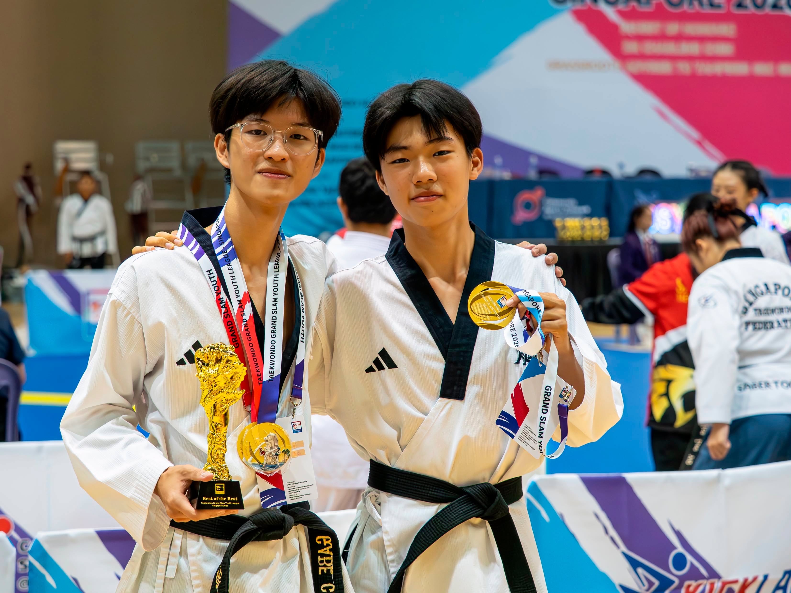 Two TKD boys
