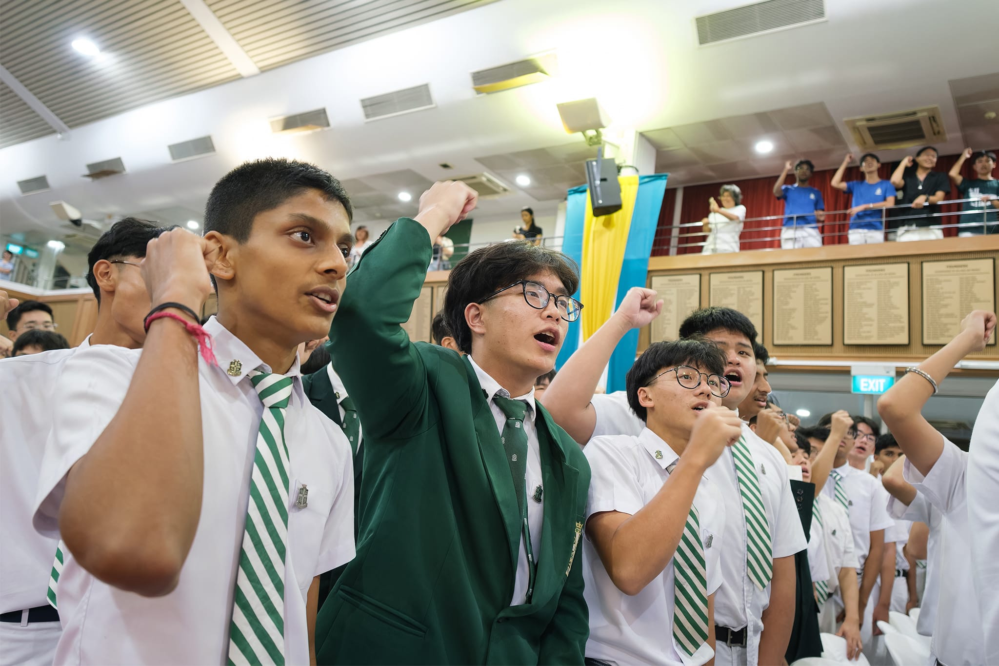 Singing with joy